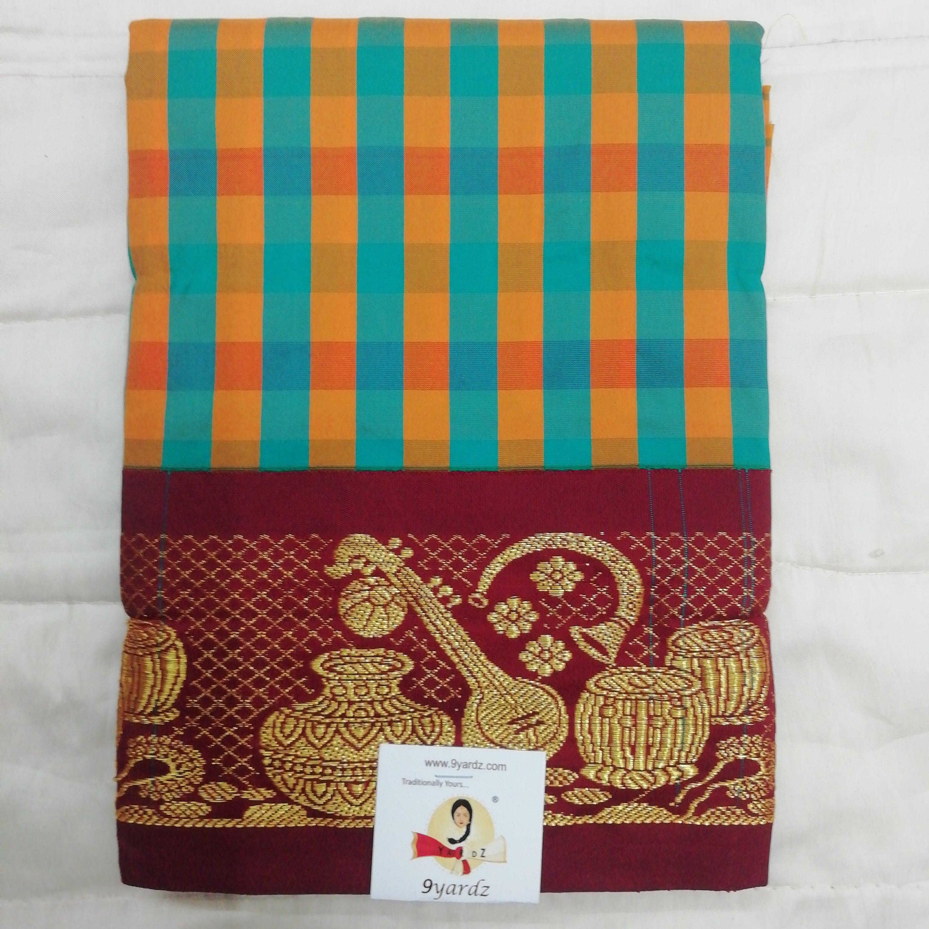 Pavadai poly silk 27"