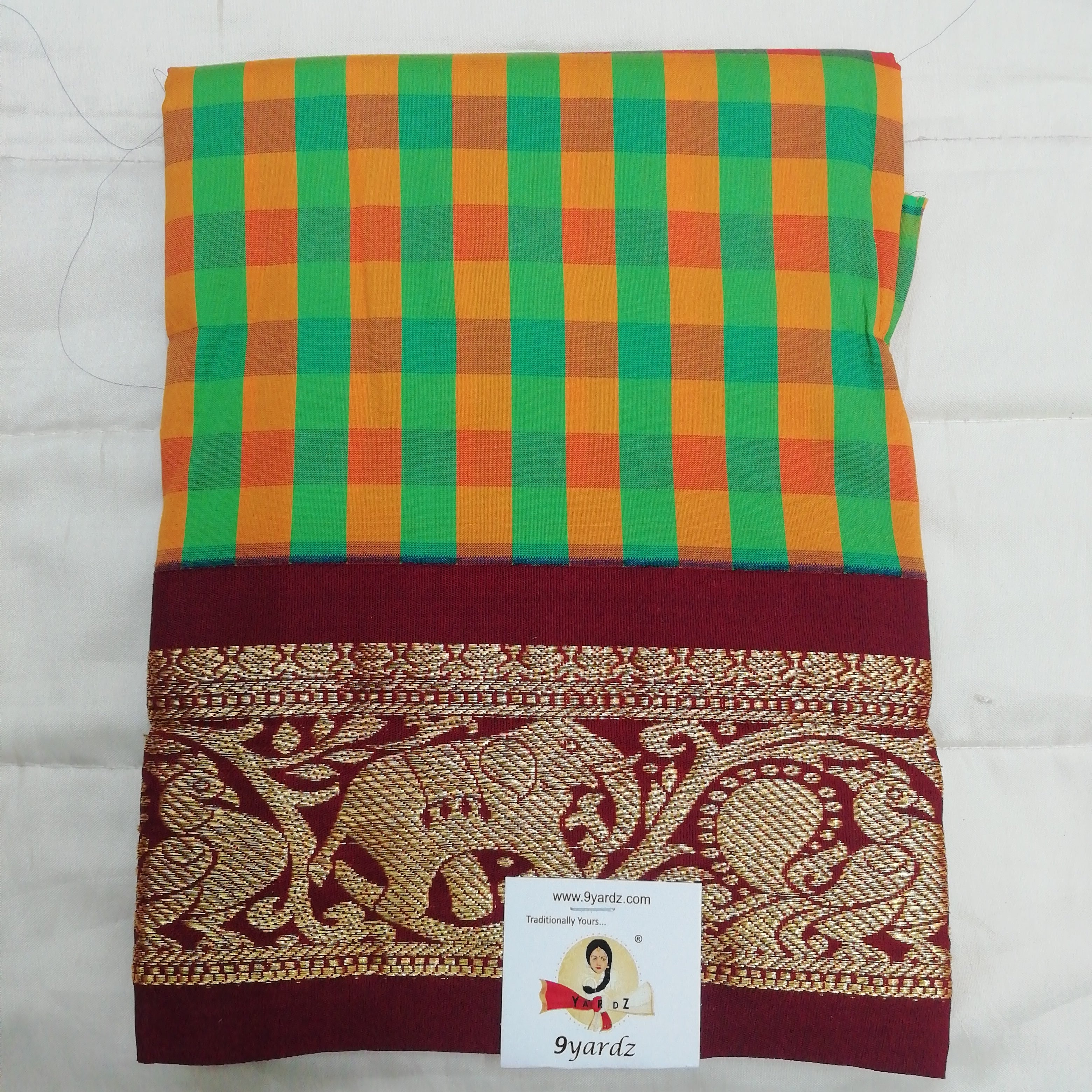 Pavadai poly silk 27"