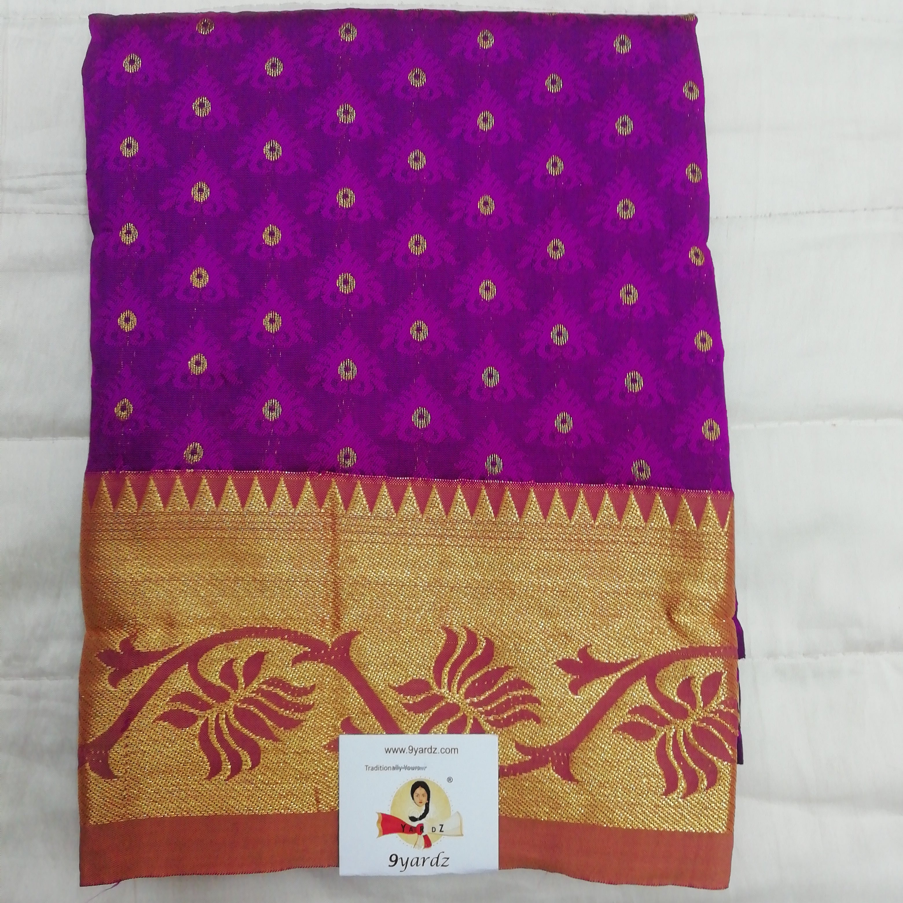 Pavadai poly silk 36"