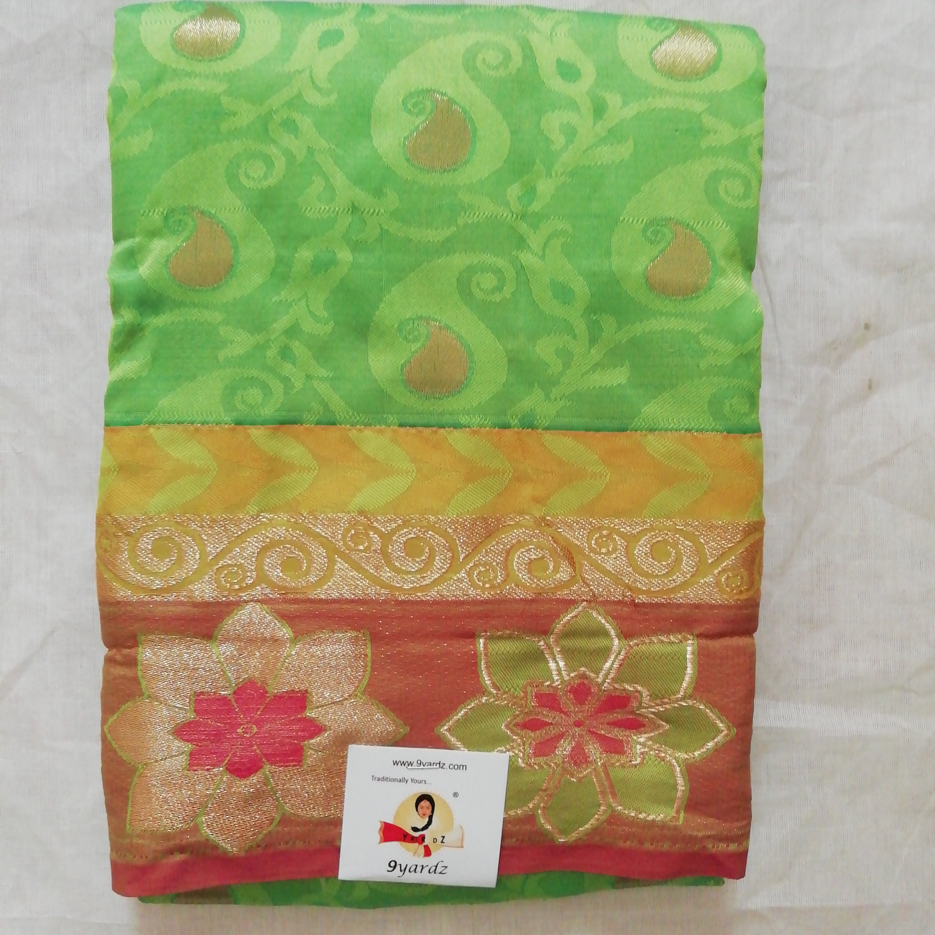 Pavadai poly silk 36"