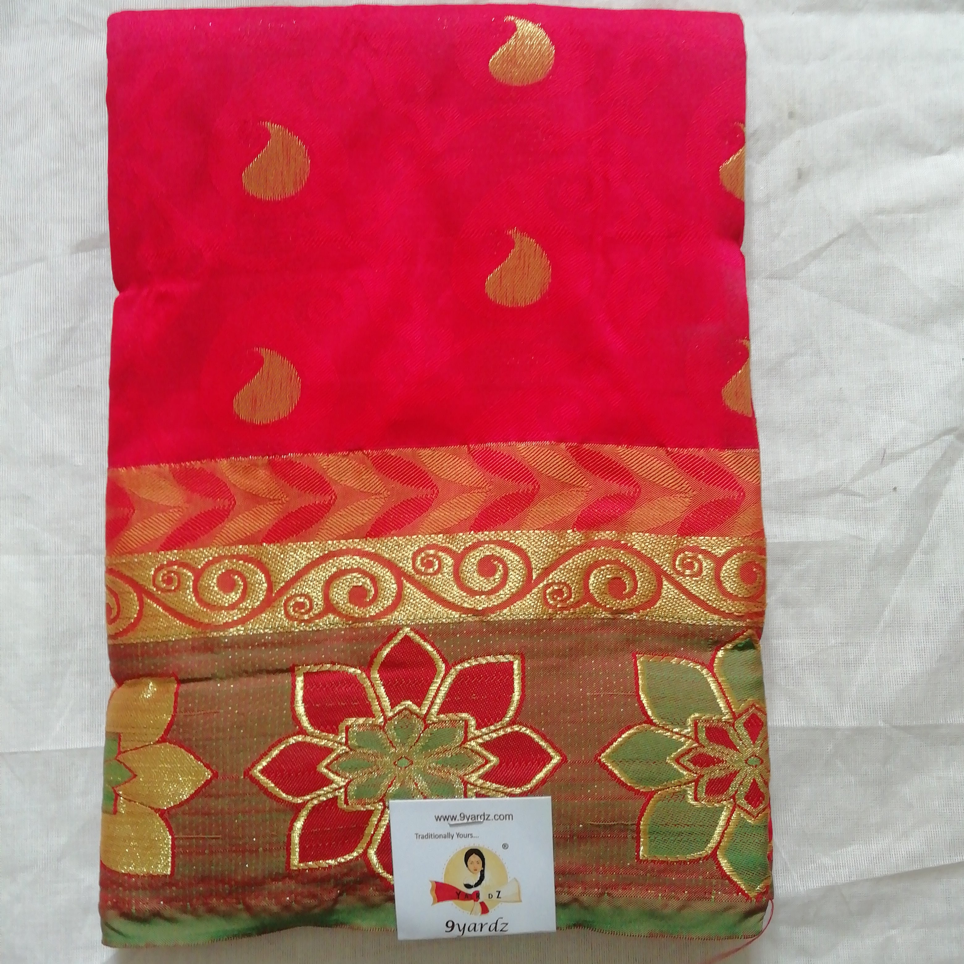 Pavadai poly silk 36"
