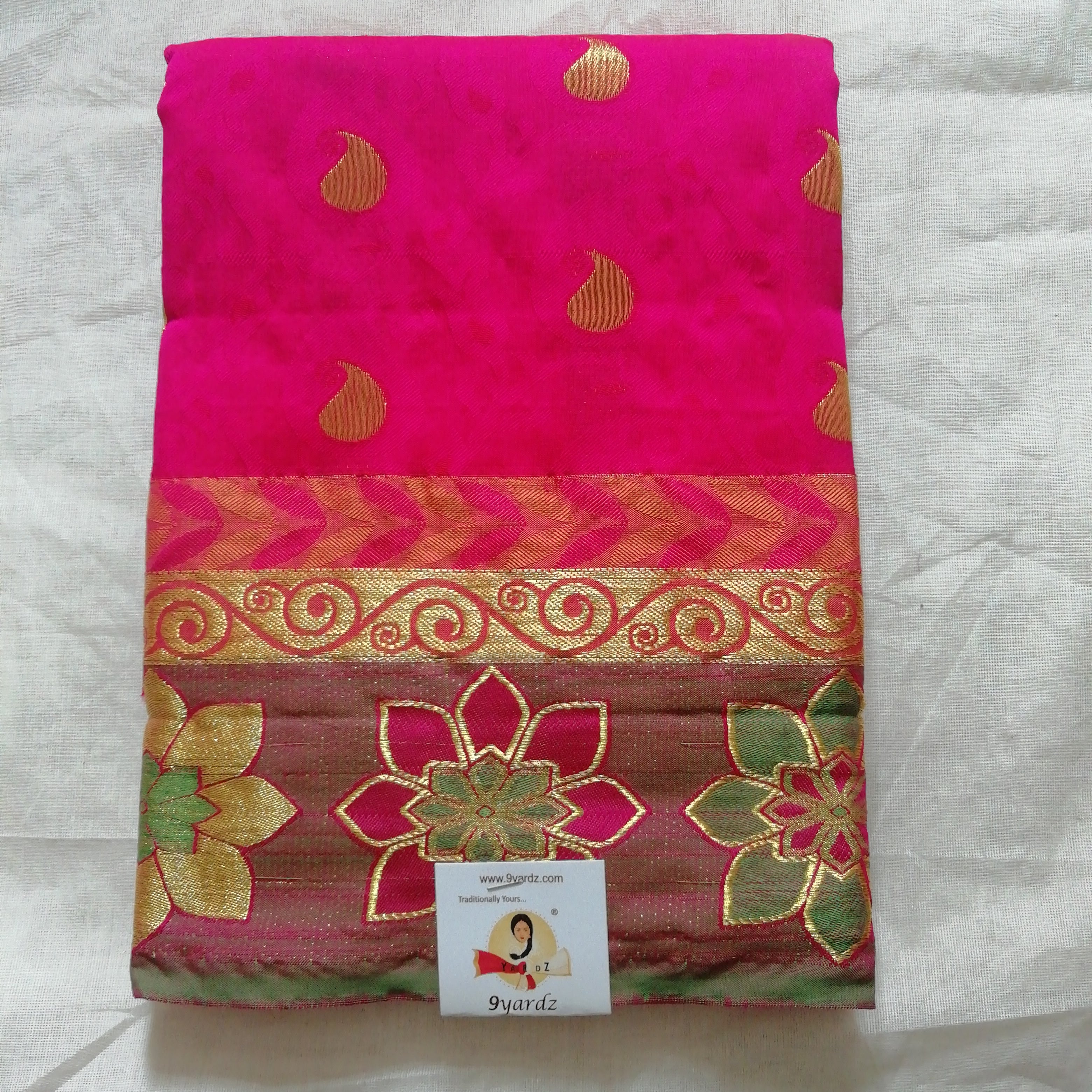 Pavadai poly silk 36"