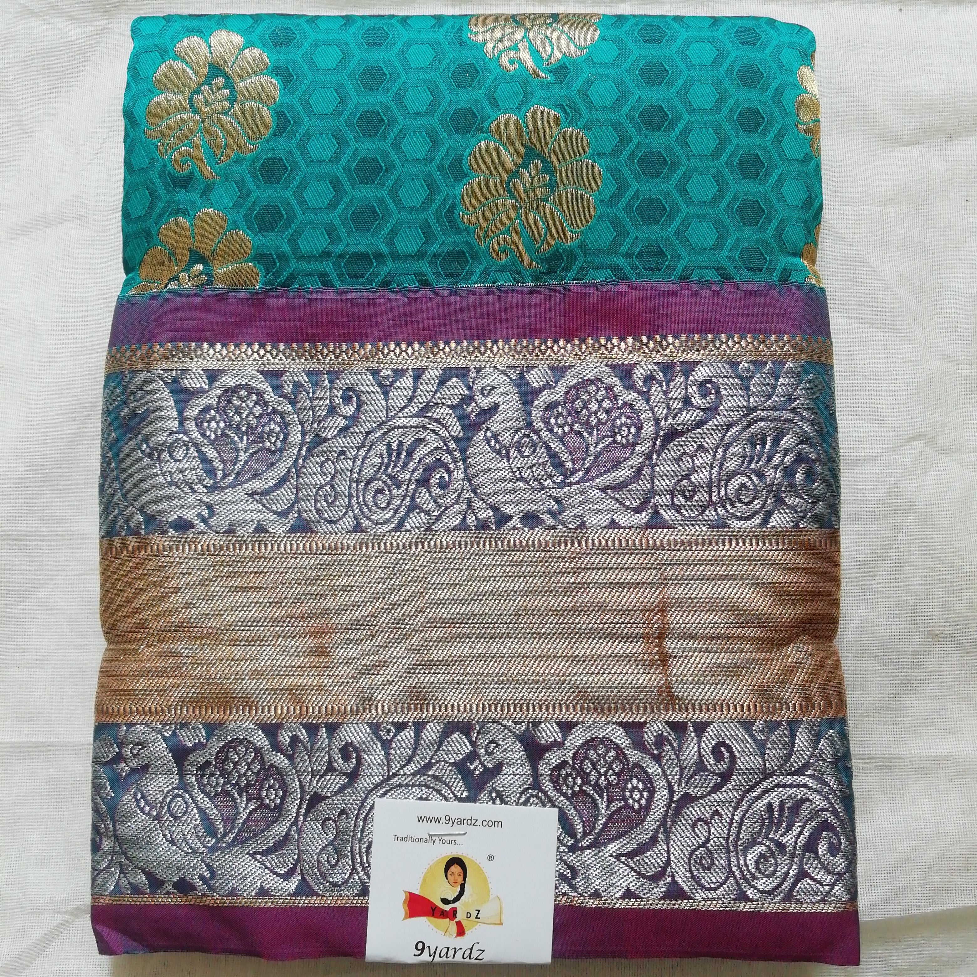 Pavadai poly silk 36"