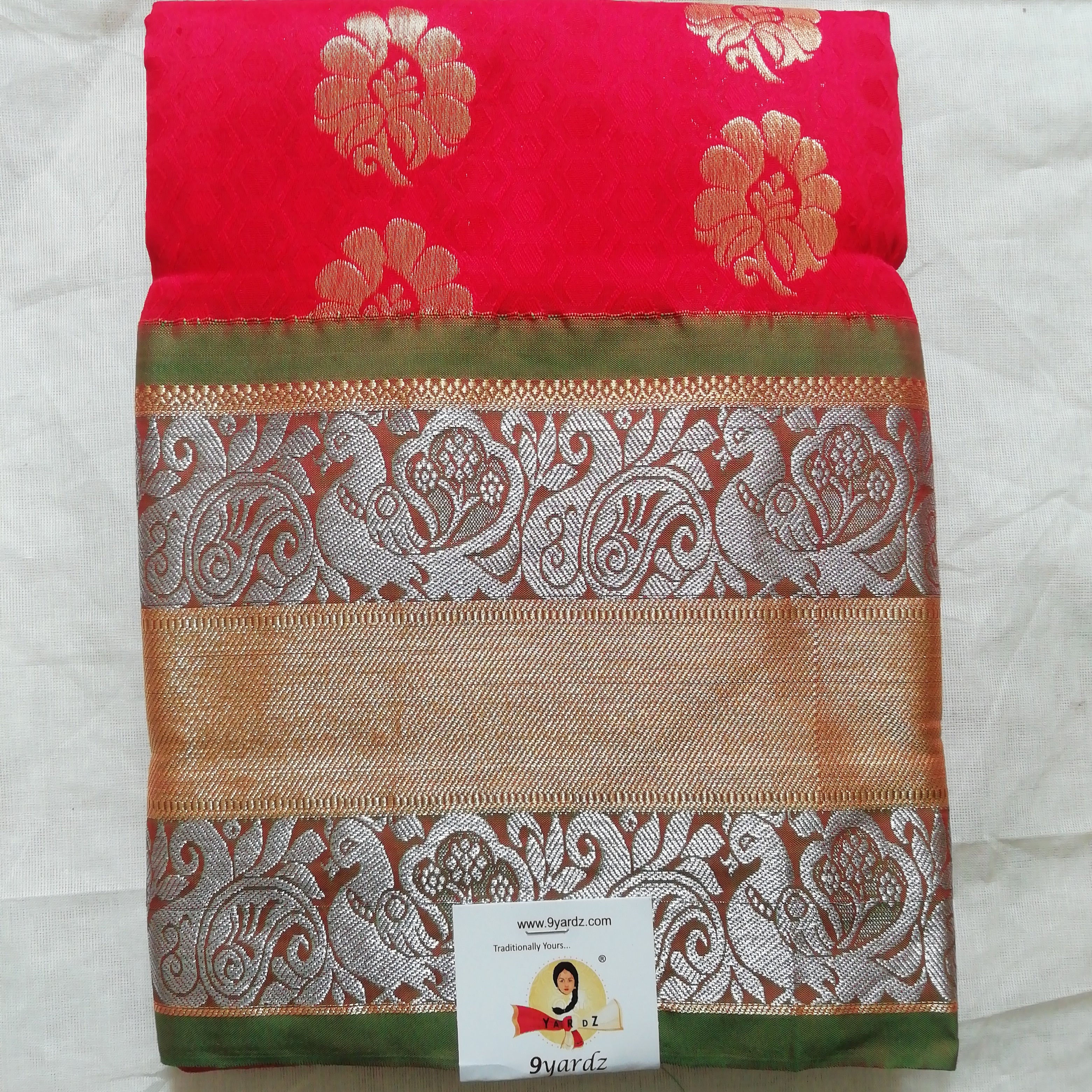 Pavadai poly silk 36"