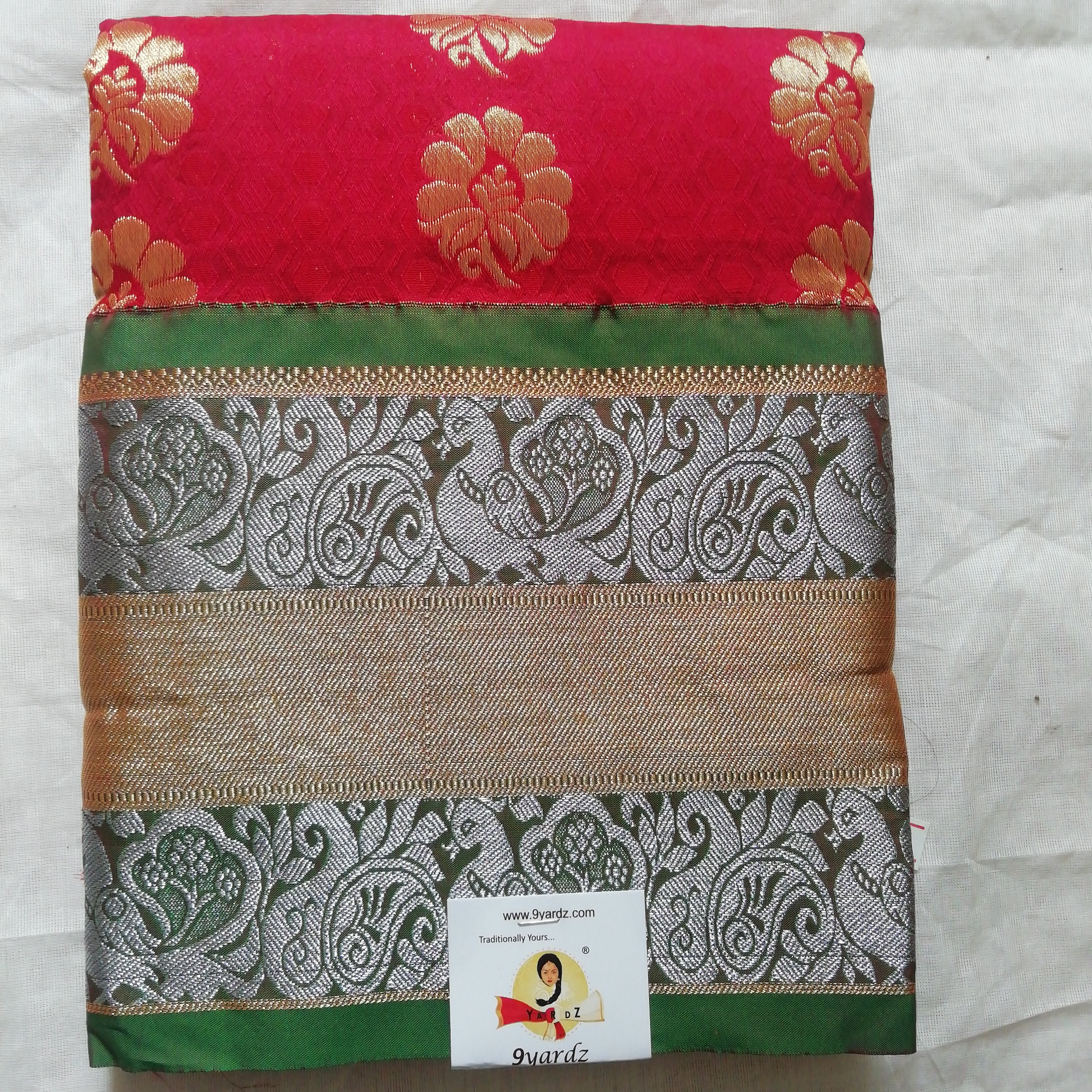Pavadai poly silk 36"