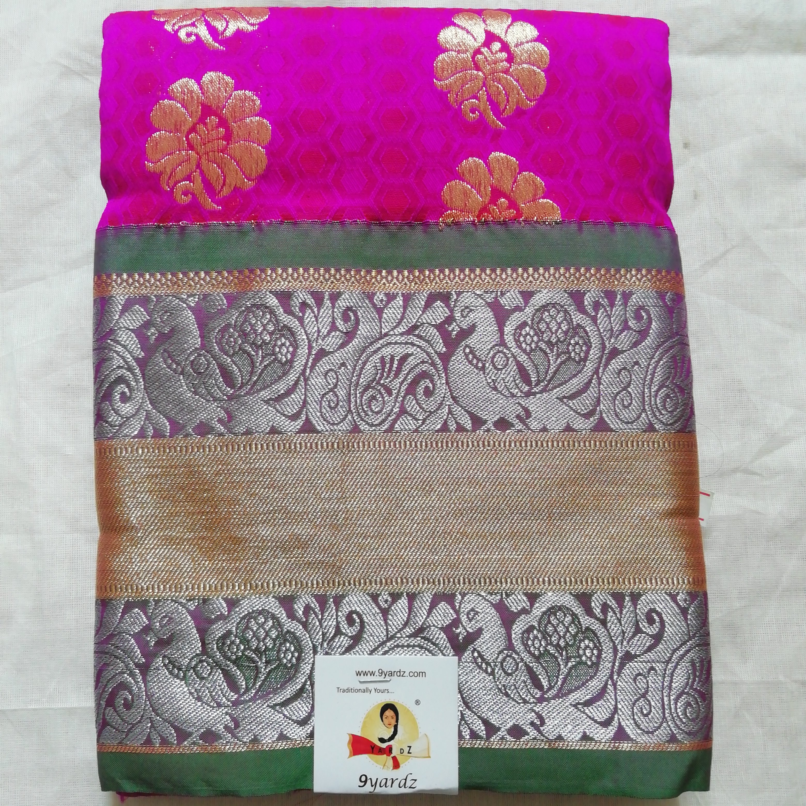 Pavadai poly silk 36"