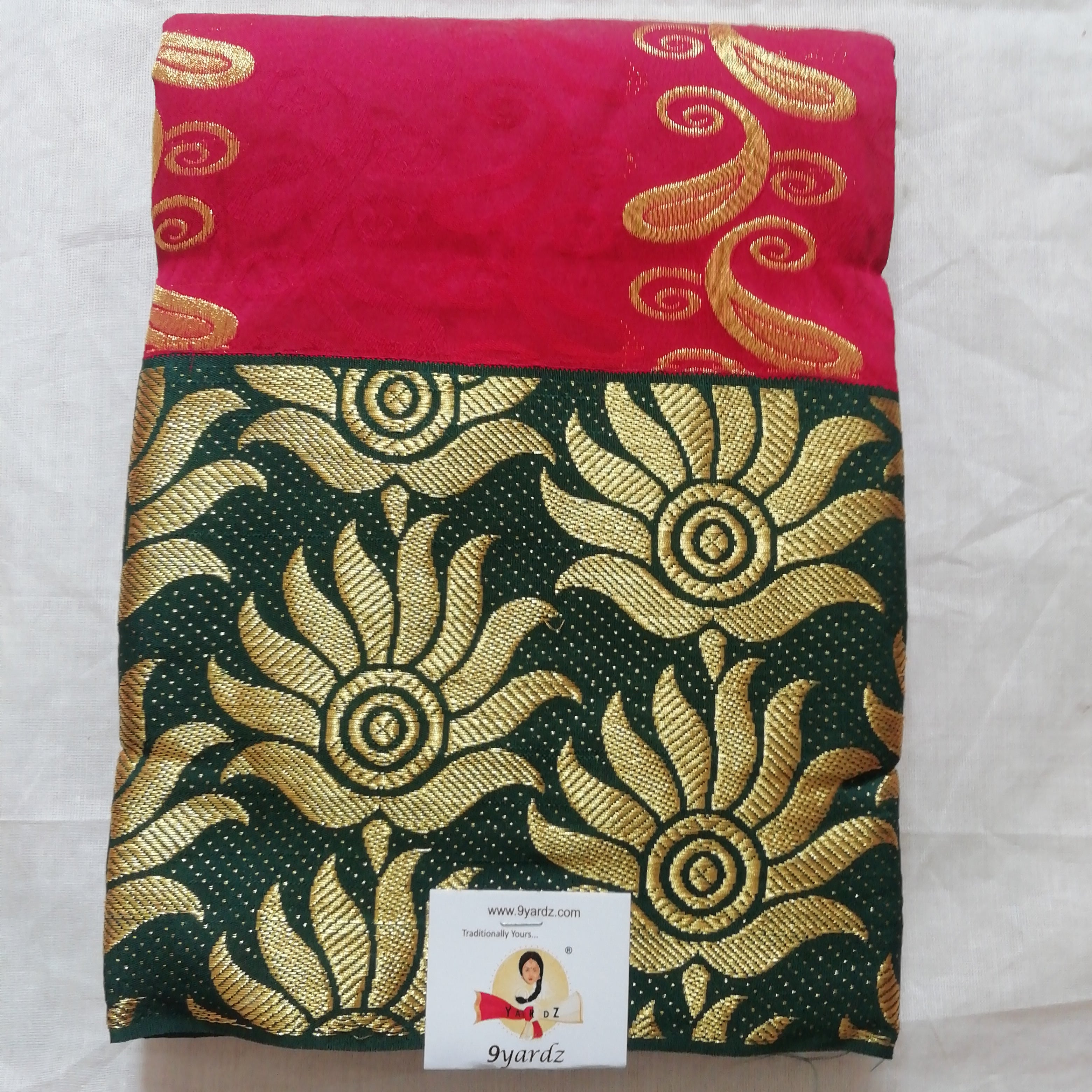 Pavadai poly silk 36"