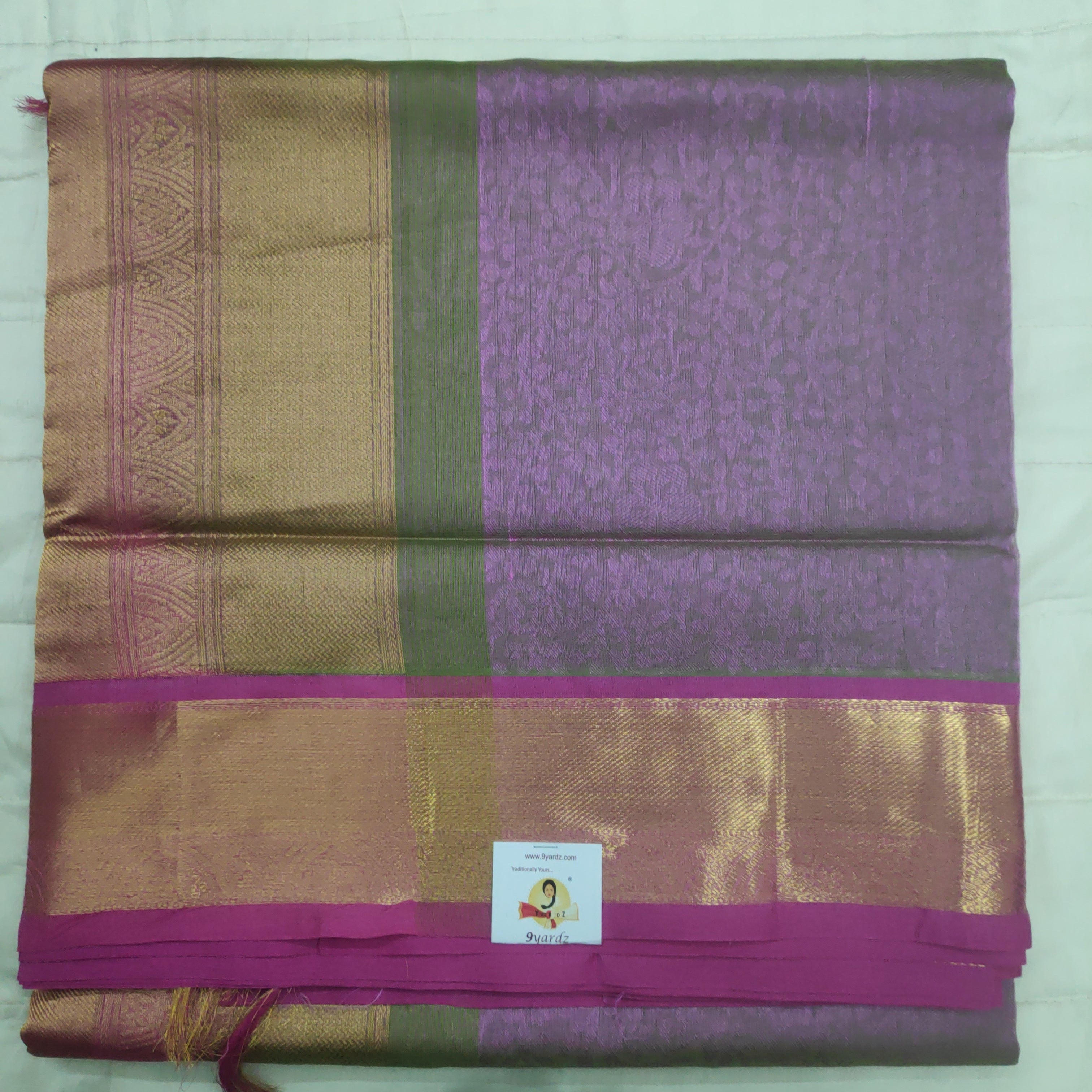 Pure silk cotton- embossed, 10 yards madisar