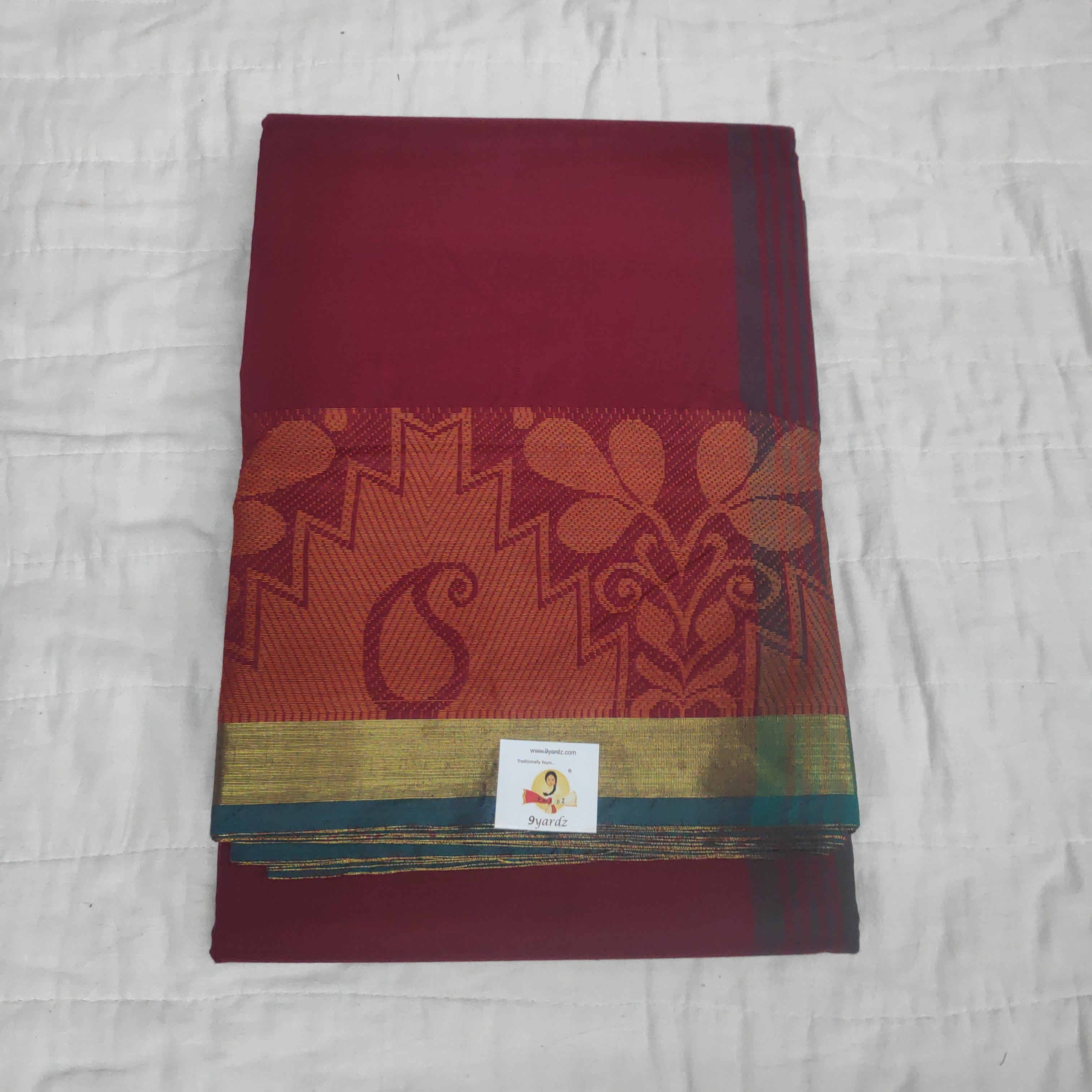 Chettinadu / Karaikudi cotton 9.5 yards madisar