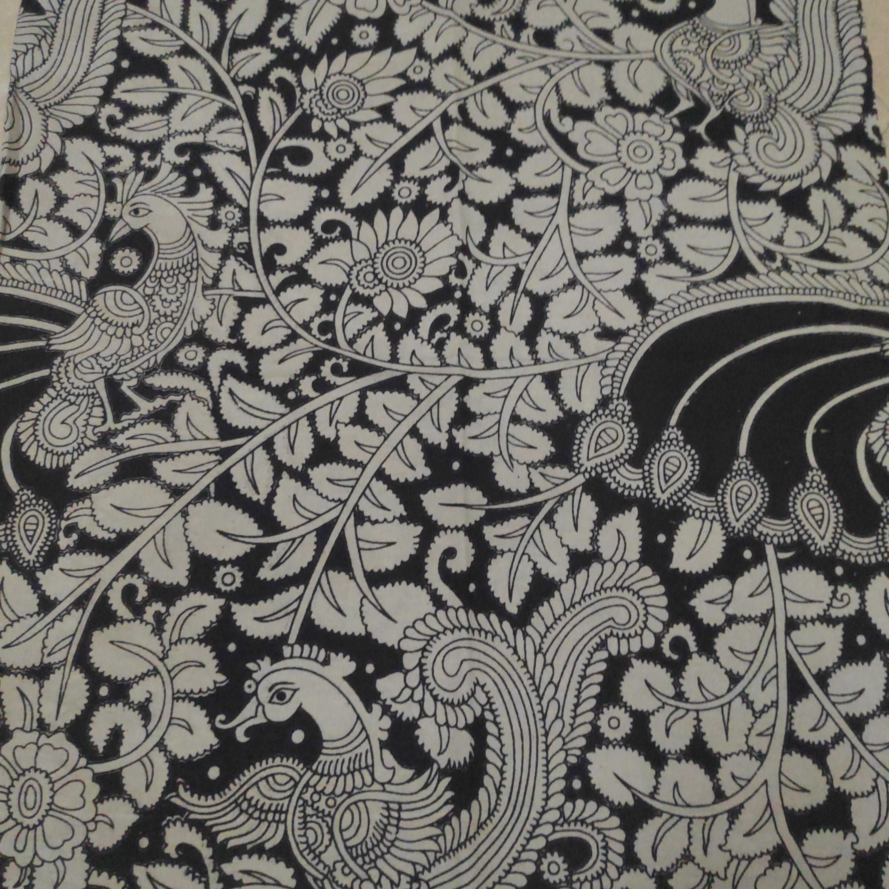 Kalamkari blouse bits