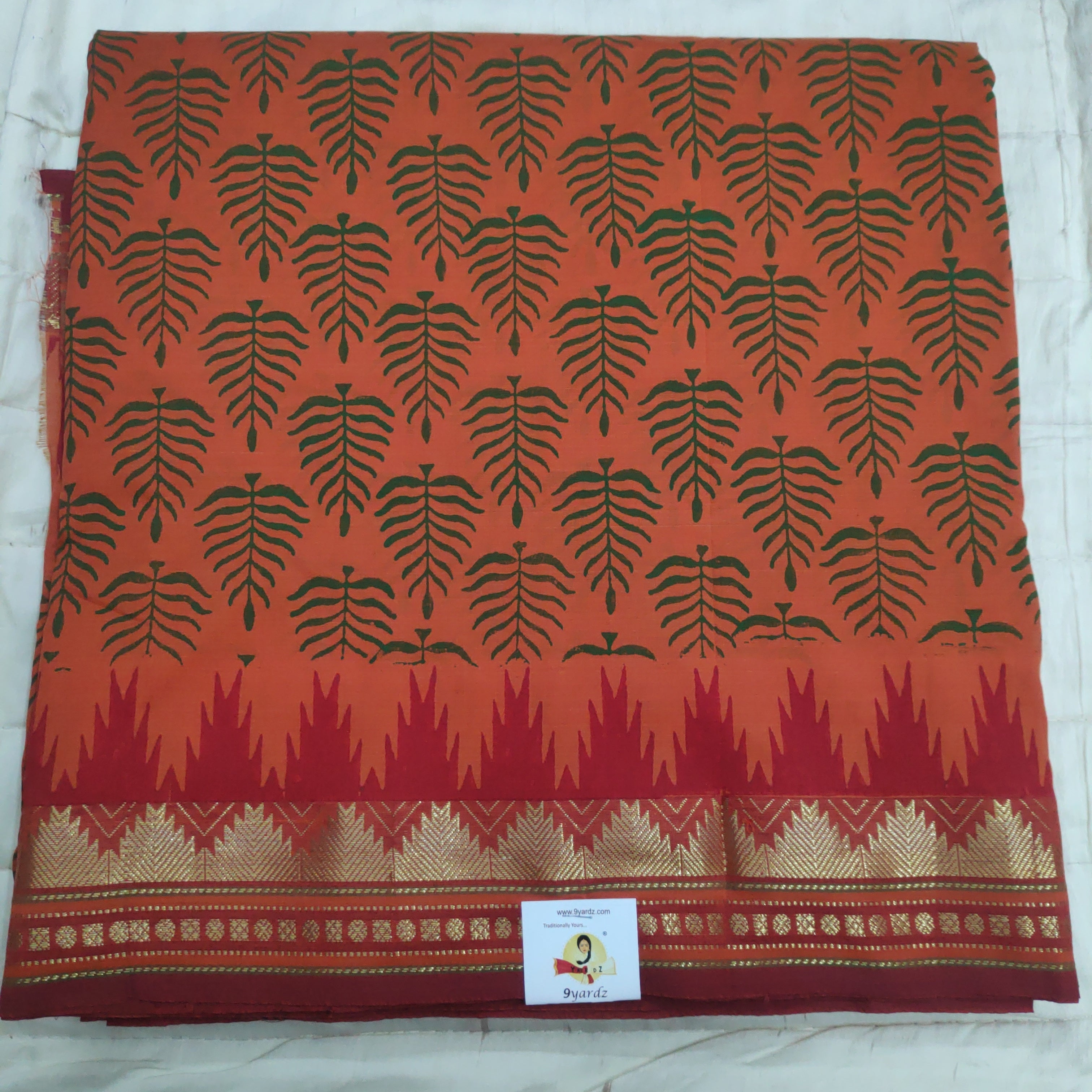 Poly cot 10yards RevesersPallu Printed madisar