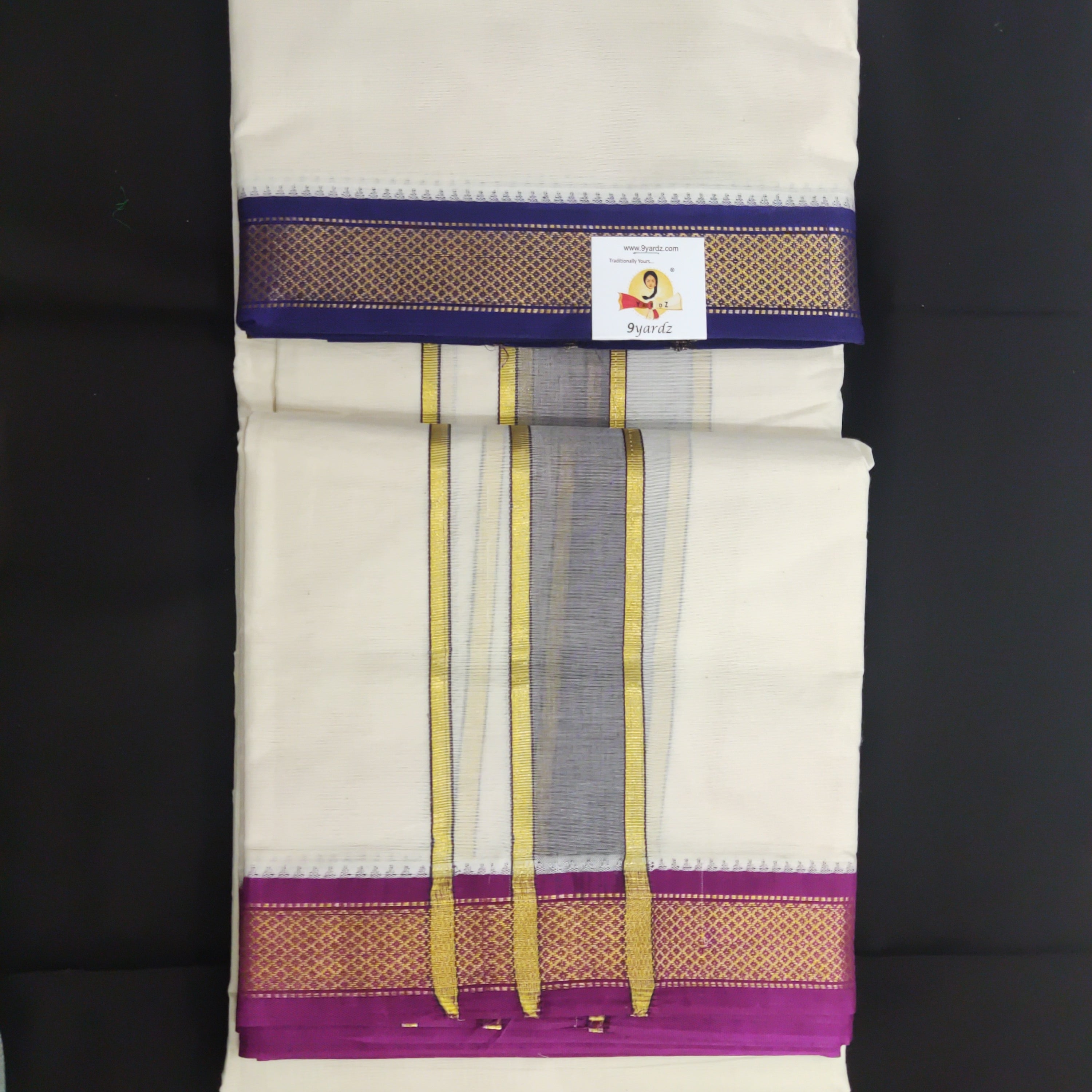 Pure cotton Muhurtham dhoti 10*6