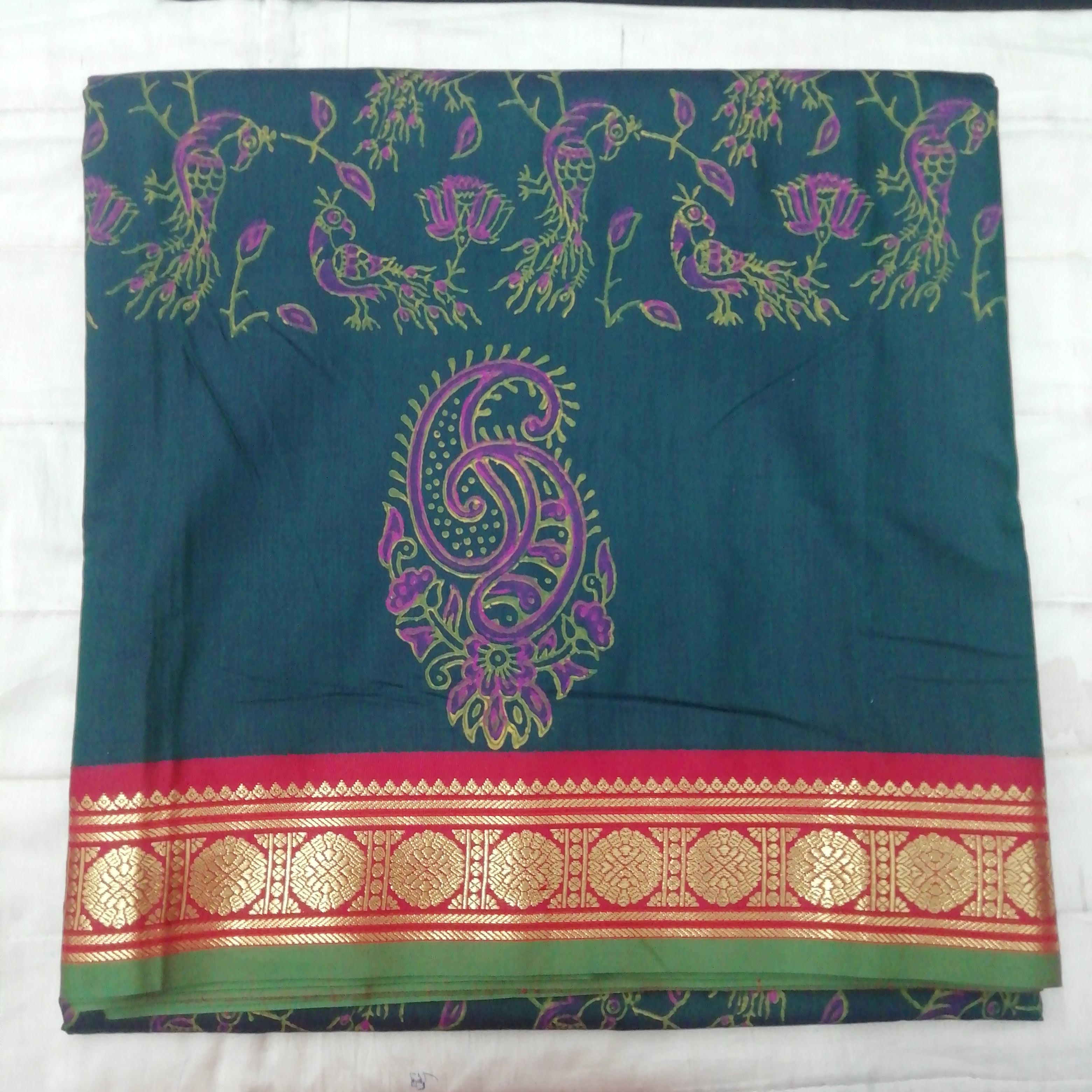 Printed Akshaya cotton 10.25 yards madisar