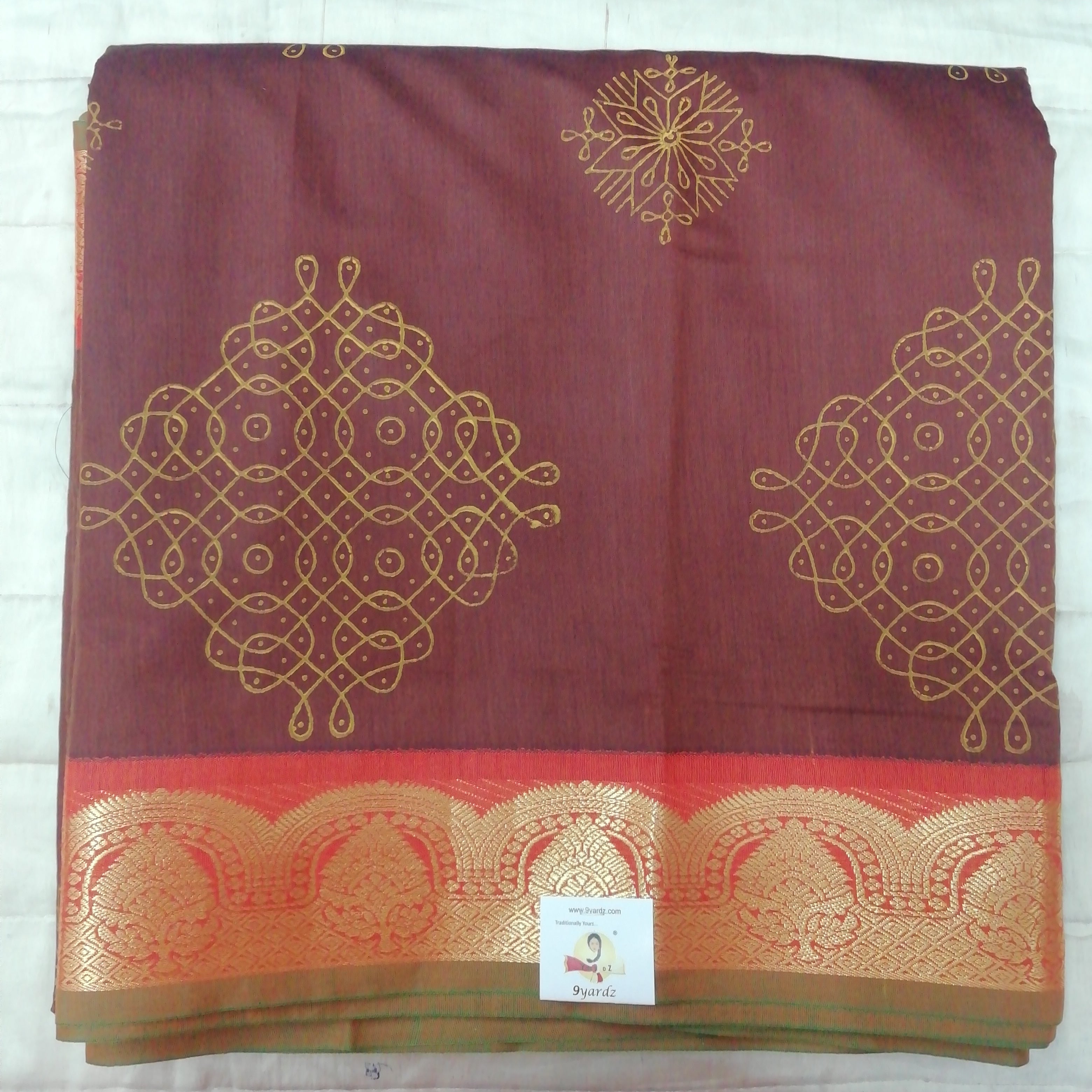 Printed Akshaya cotton 10.25 yards madisar