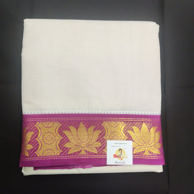 Pure cotton Muhurtham dhoti 9*5