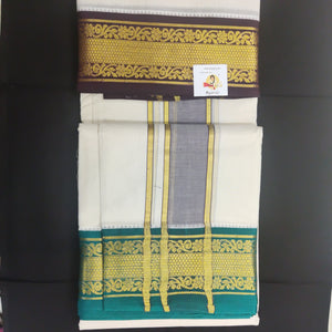 Pure cotton Muhurtham dhoti 9*5