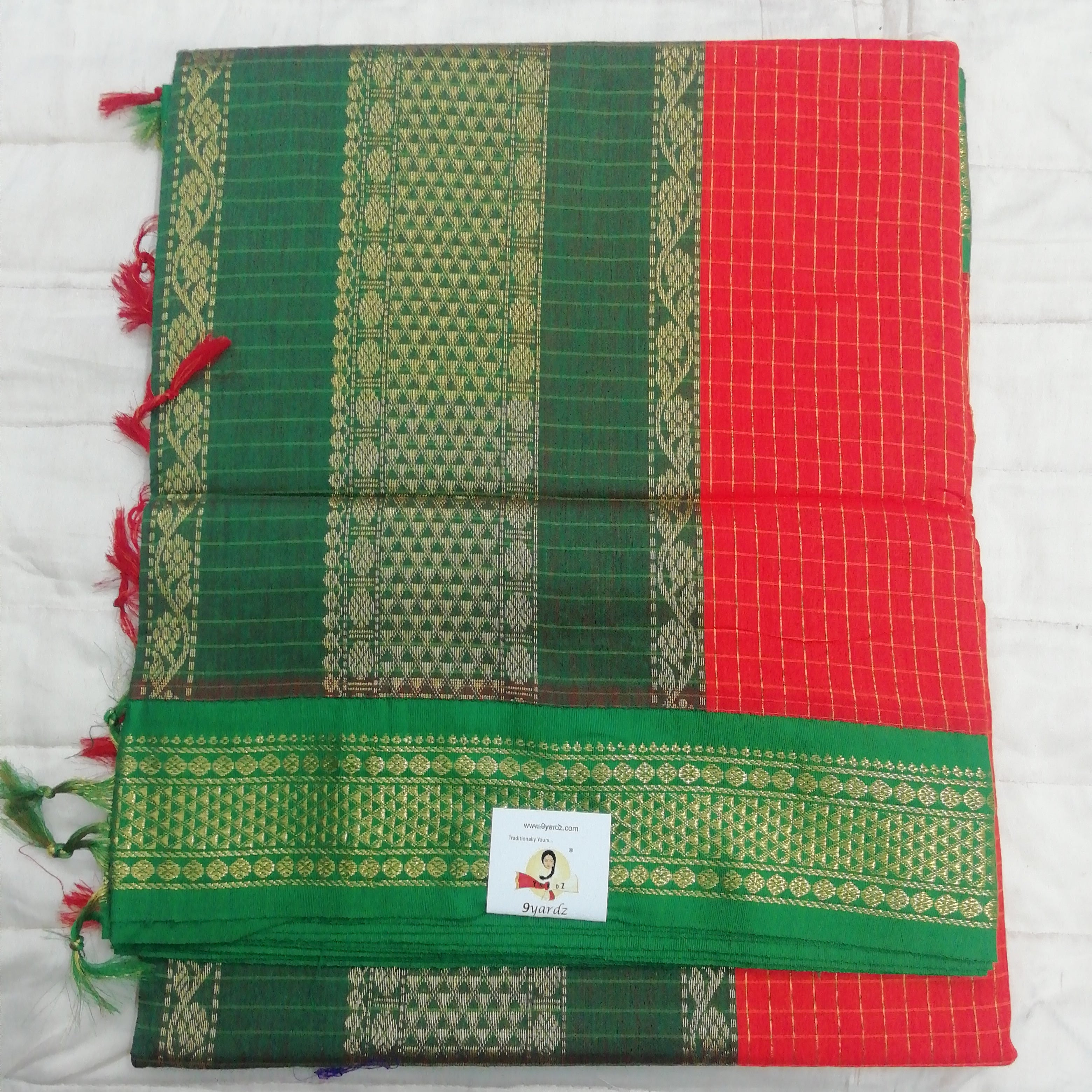 Kalyani cotton Checked 6yardz