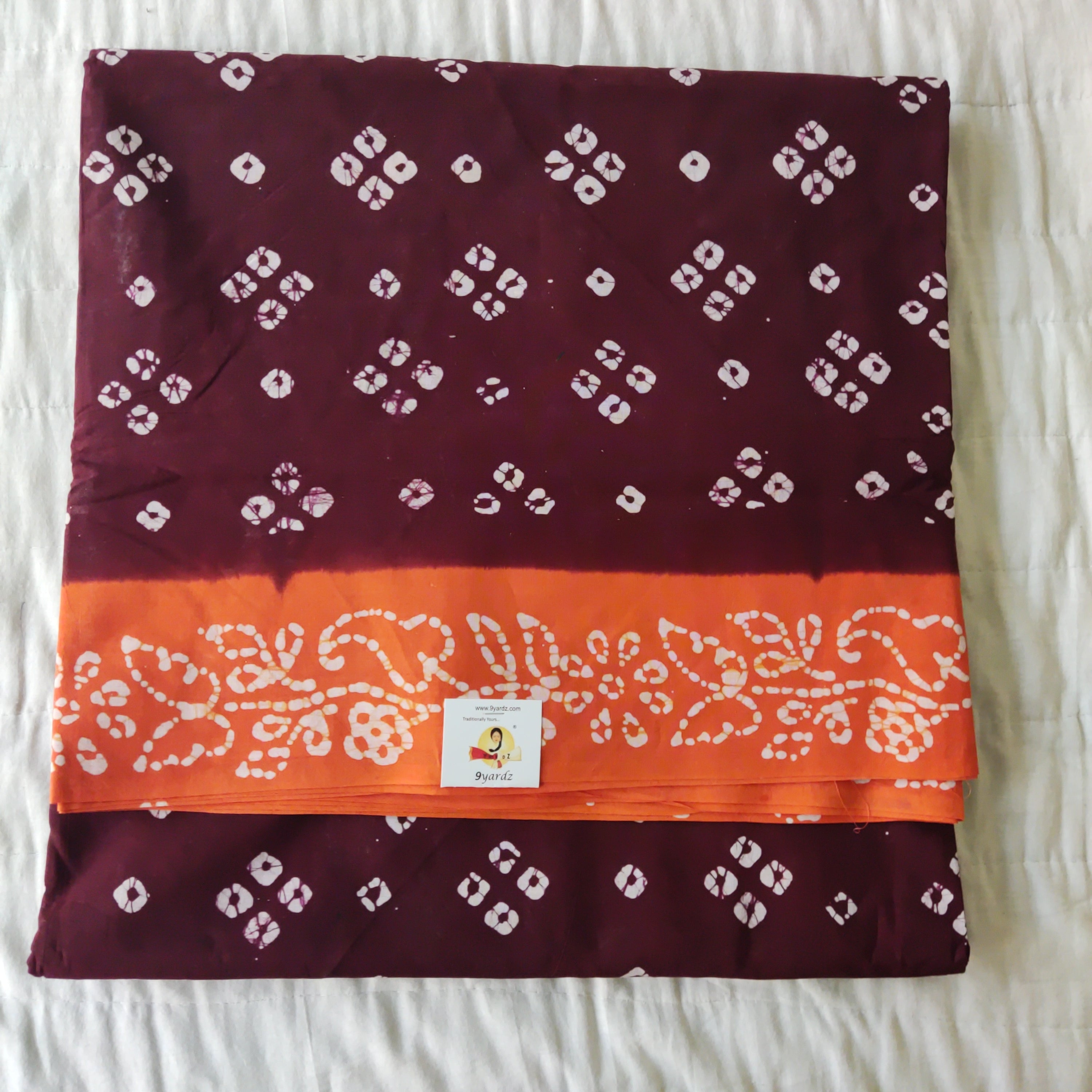 Sungudi cotton Bathik 10.5 yards madisar