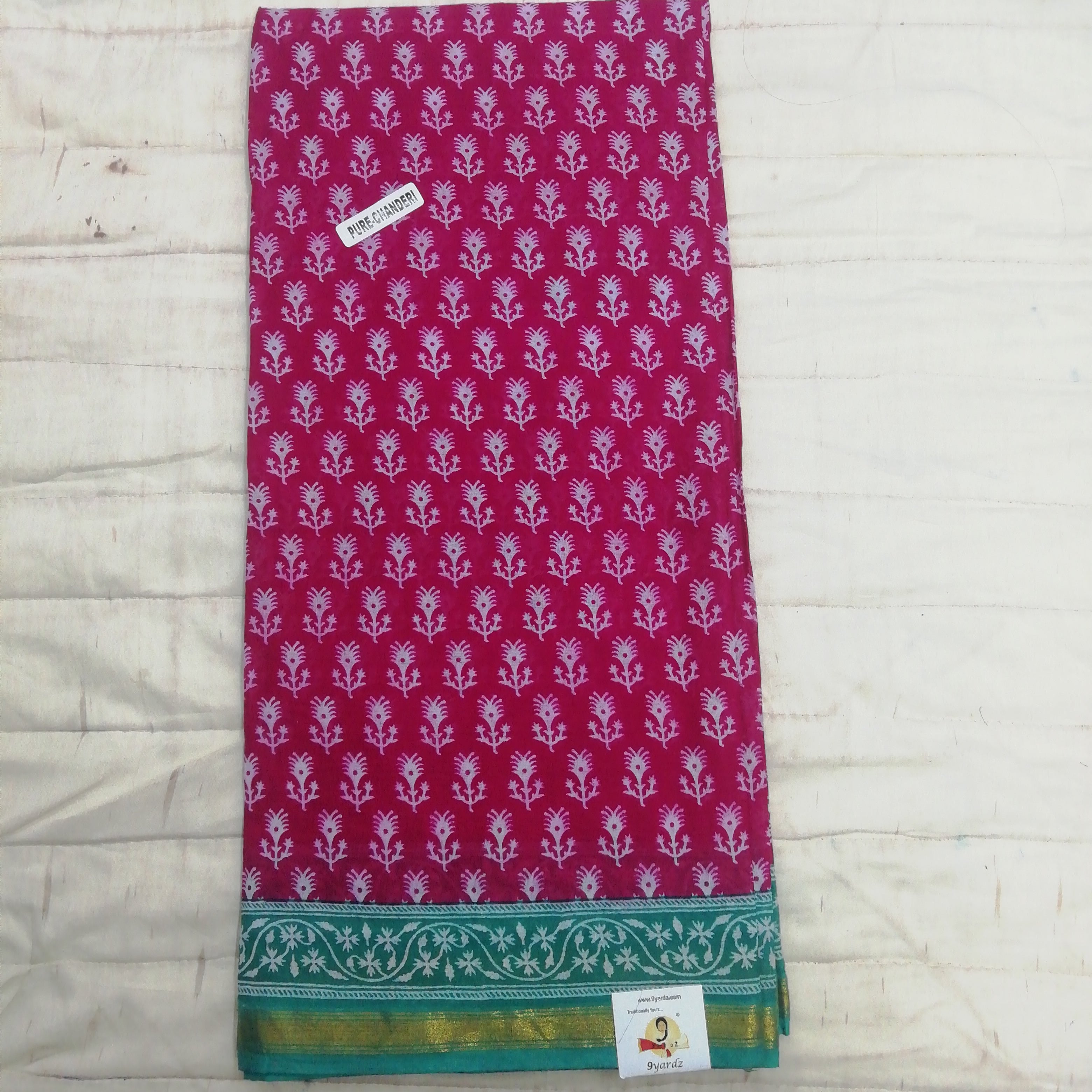 Chanderi cotton 6 yards