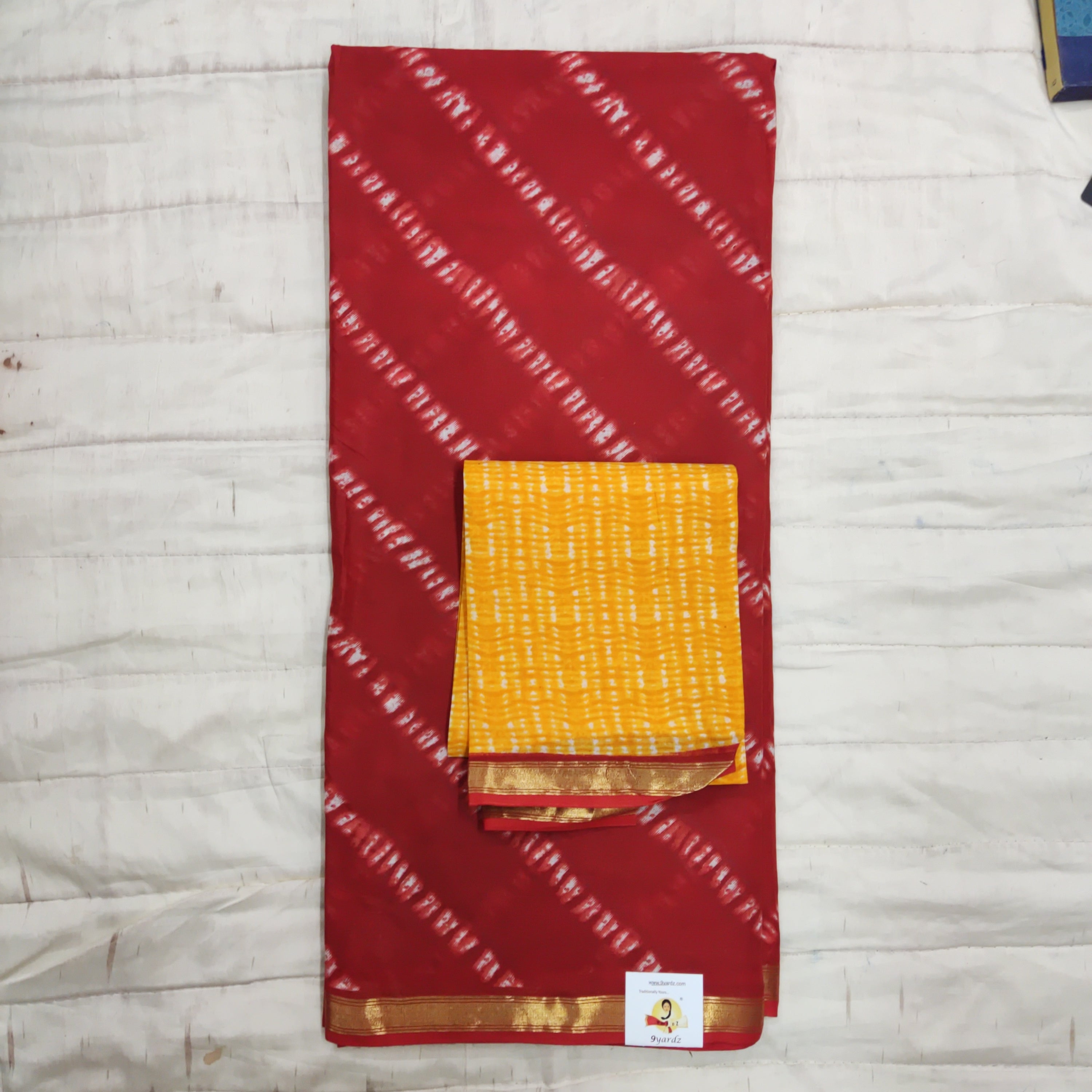 Chanderi cotton 6 yards