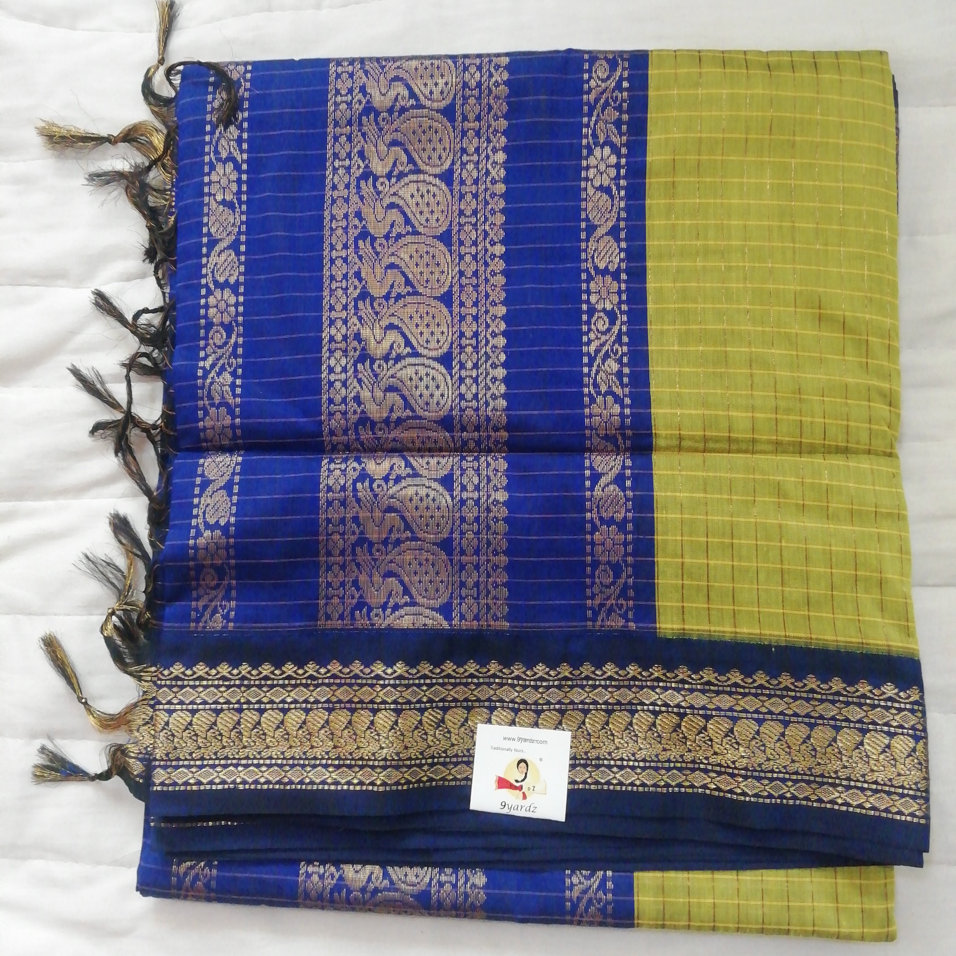Kalyani cotton Checked 6yardz