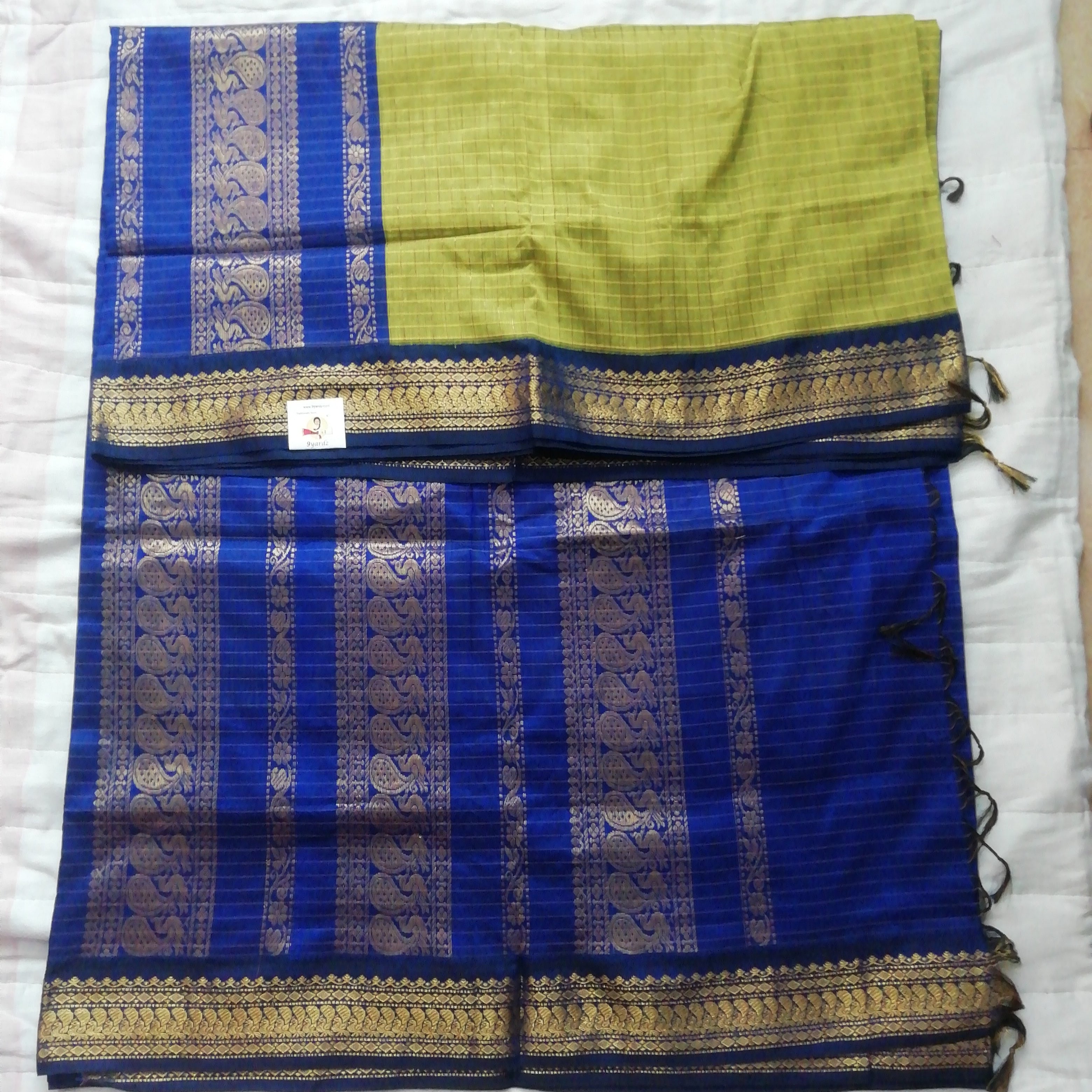 Kalyani cotton Checked 6yardz