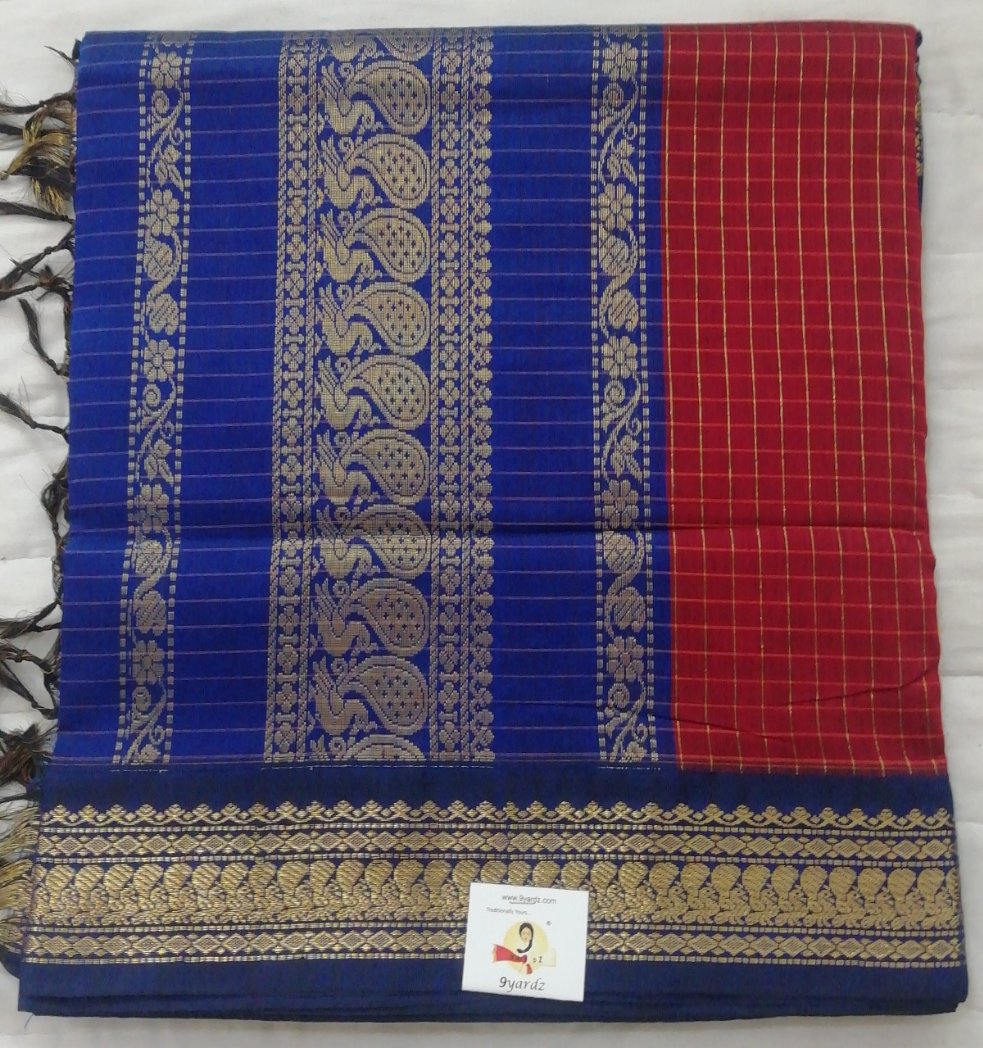 Kalyani cotton Checked 6yardz