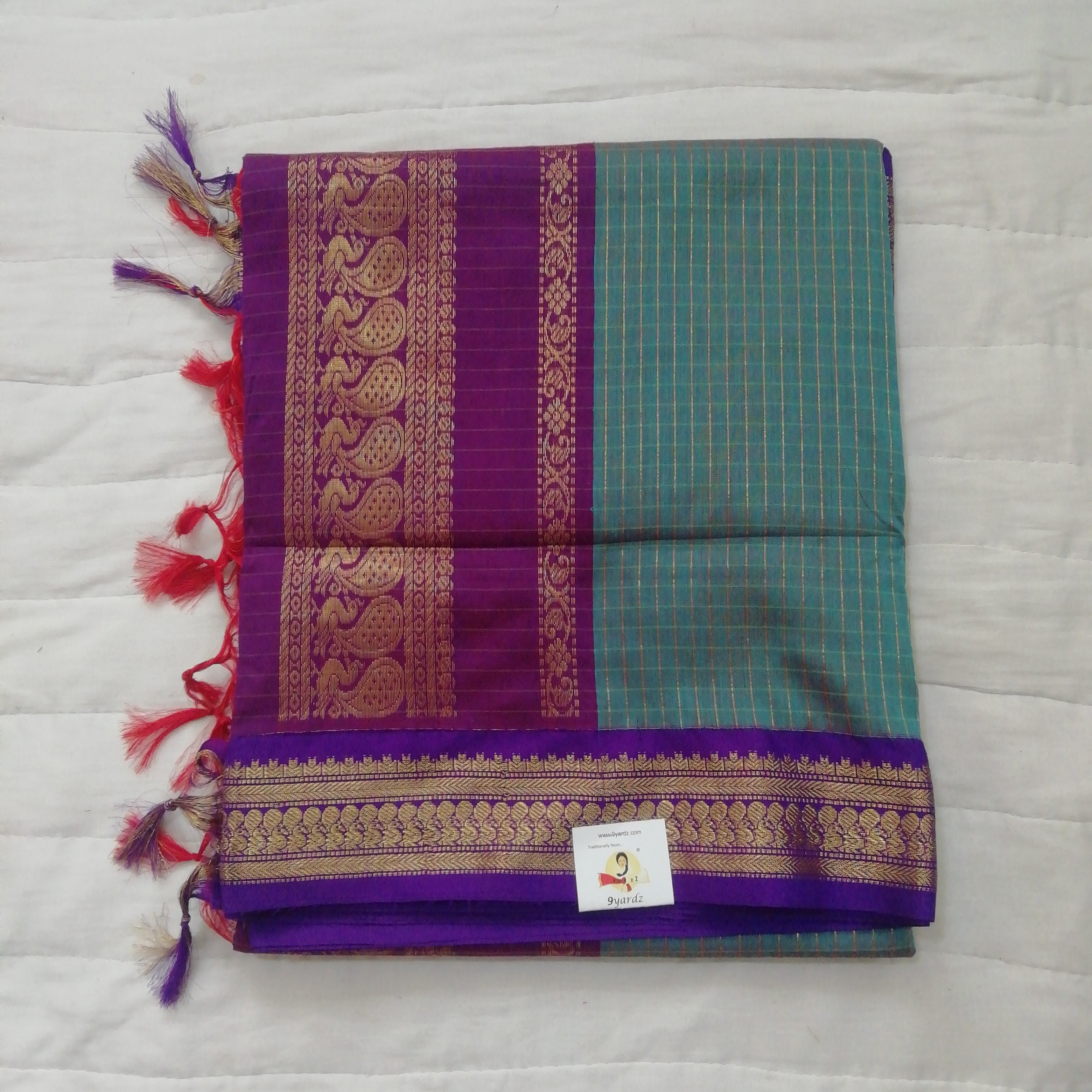 Kalyani cotton Checked 6yardz
