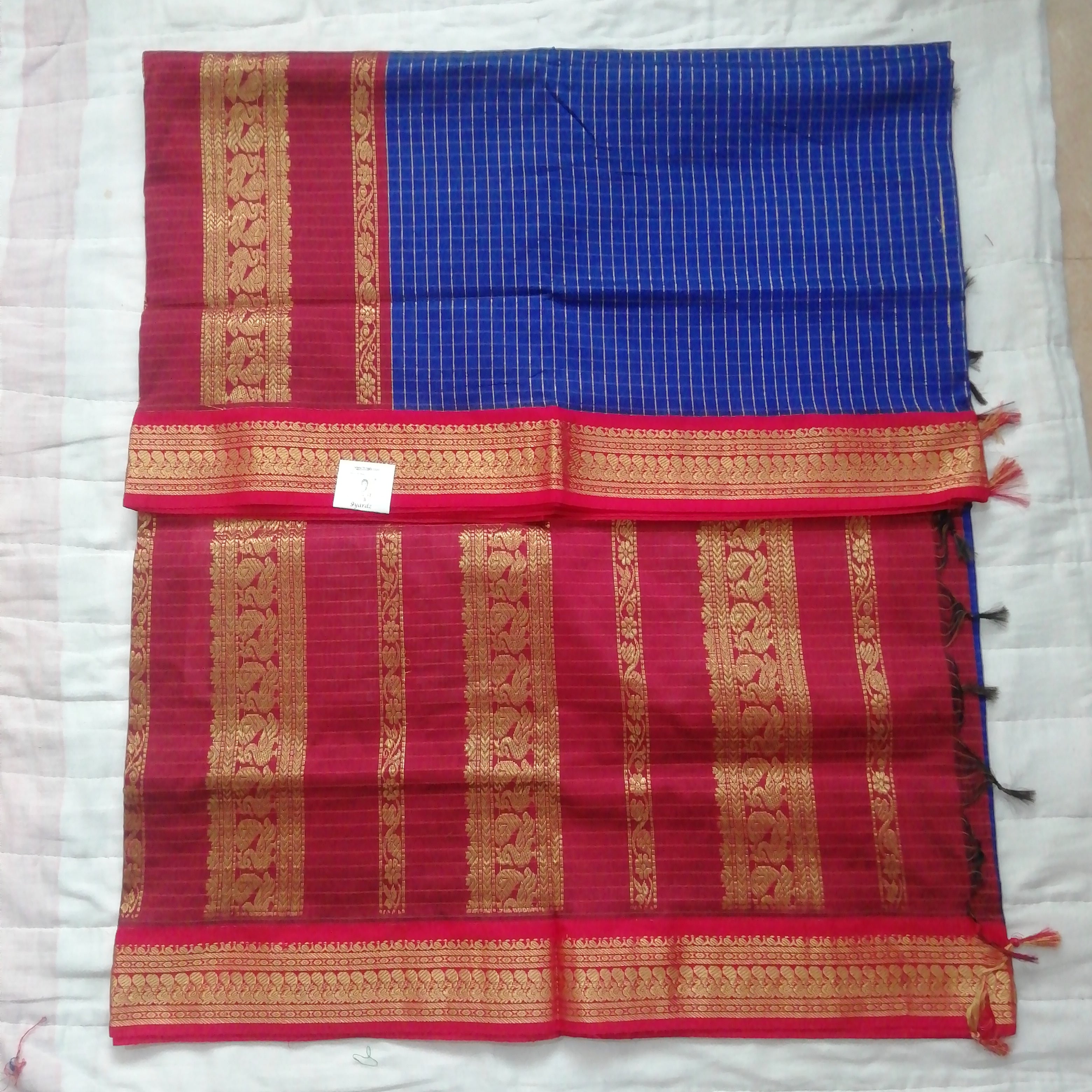 Kalyani cotton Checked 6yardz