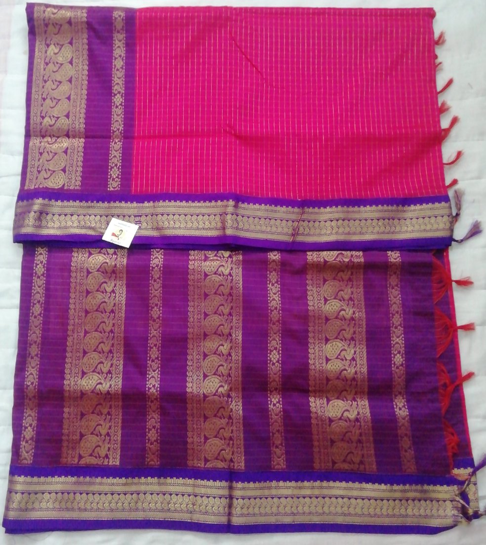 Kalyani cotton Checked 6yardz
