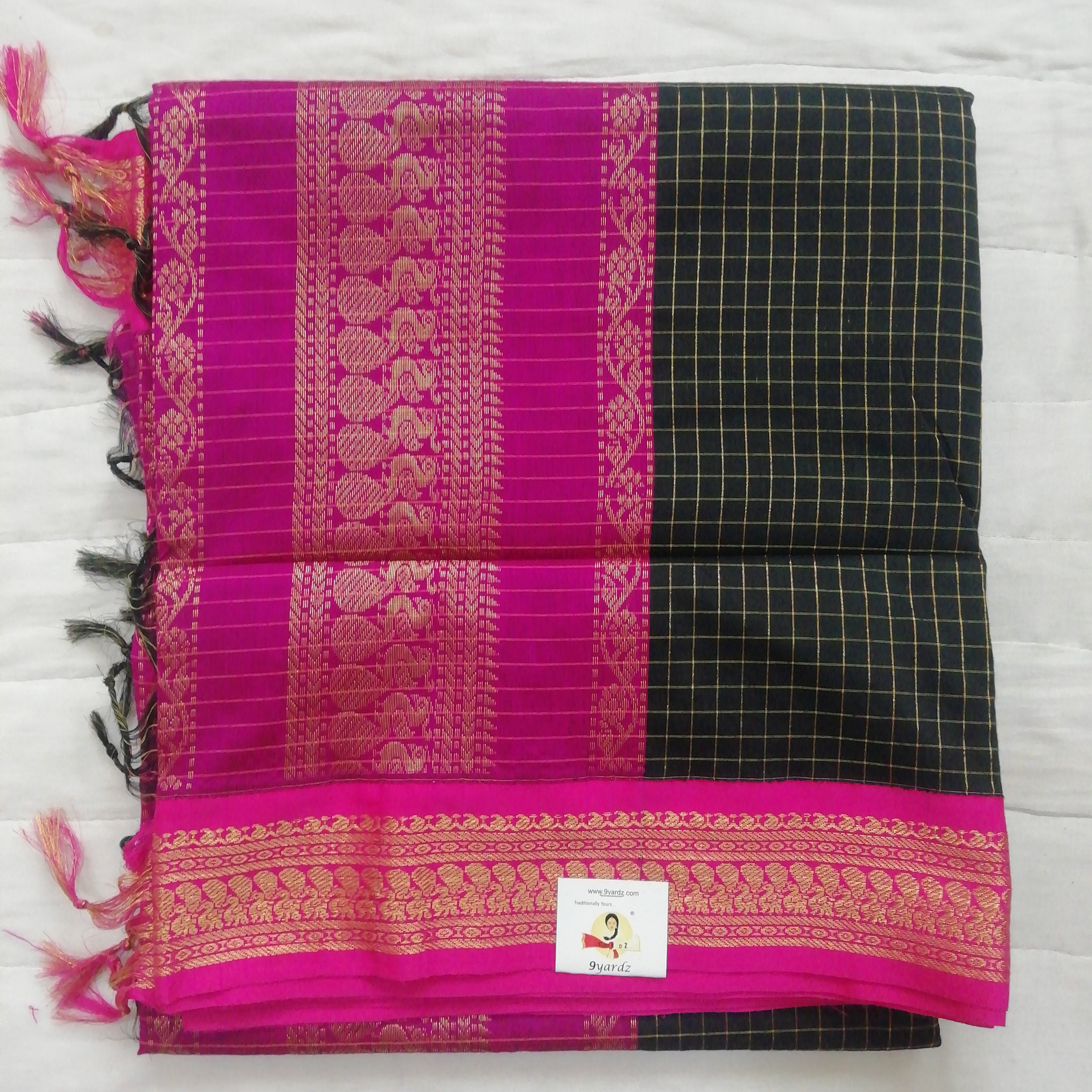 Kalyani cotton Checked 6yardz