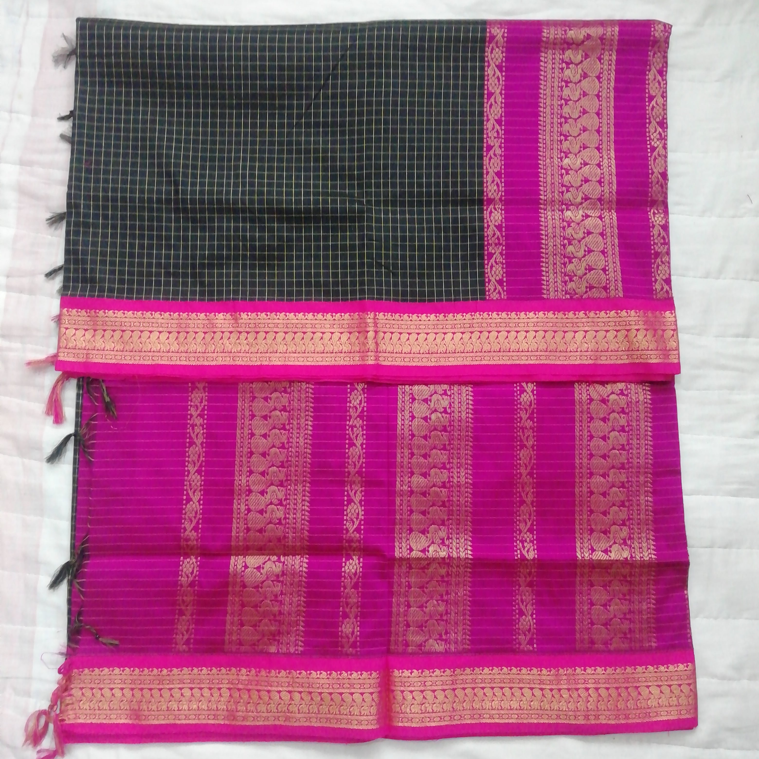 Kalyani cotton Checked 6yardz