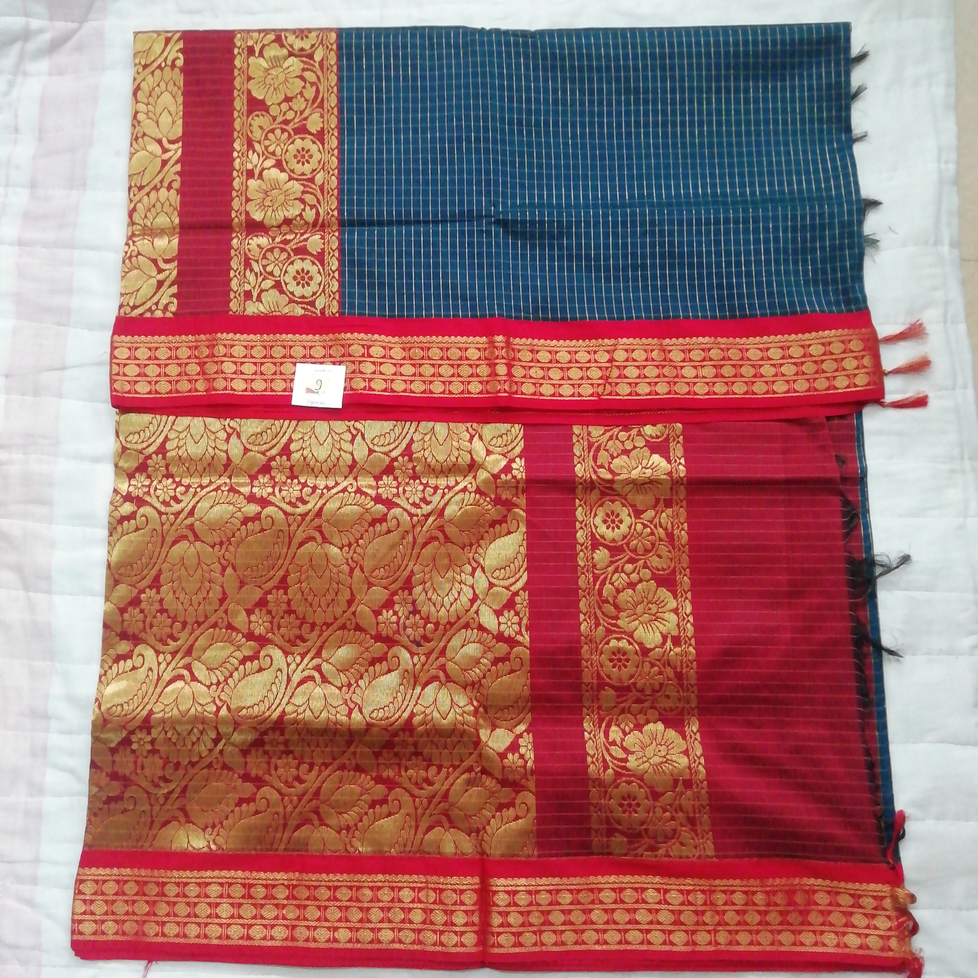 Kalyani cotton Checked 6yardz