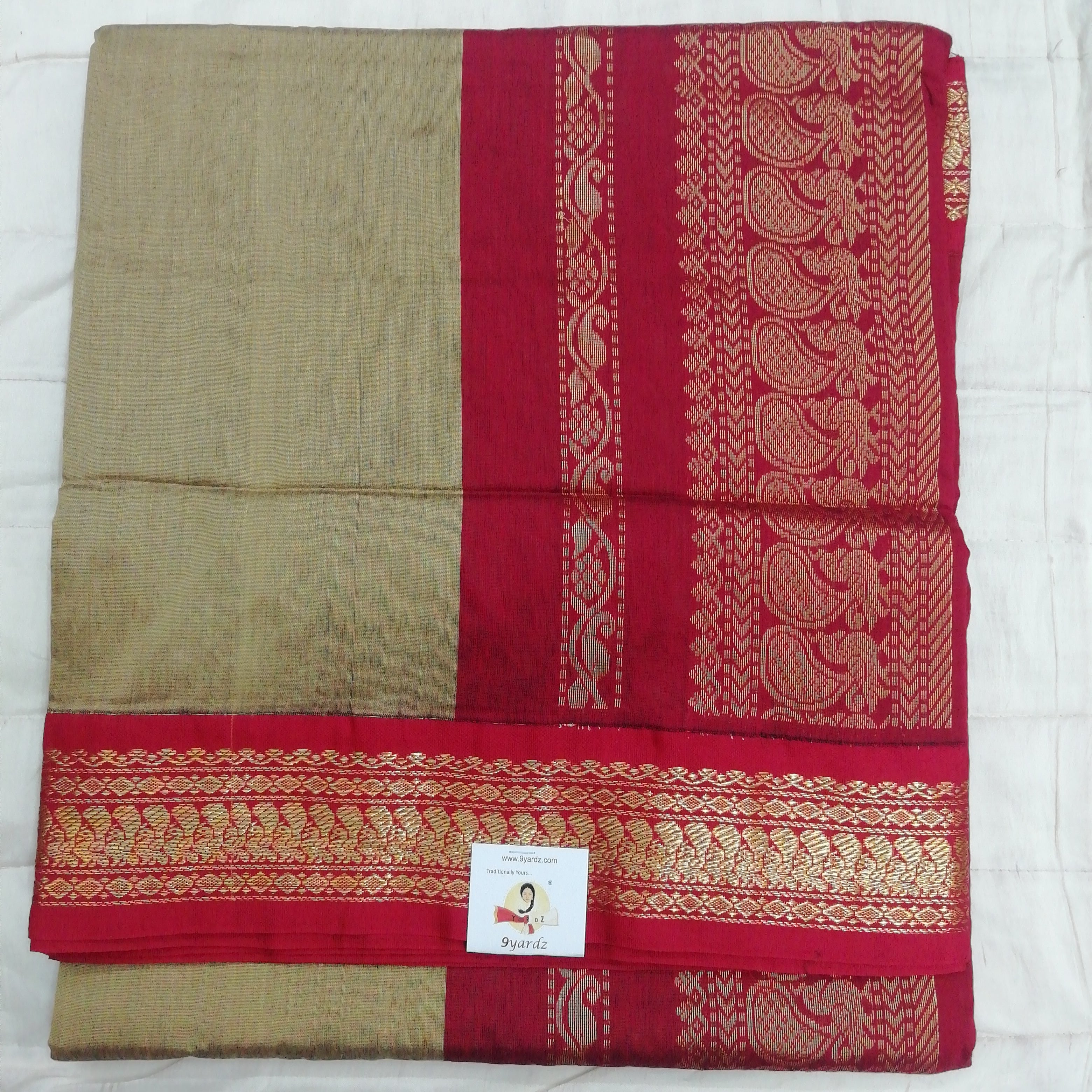 Kalyani Cotton 9 metres/ 10 yards approx madisar