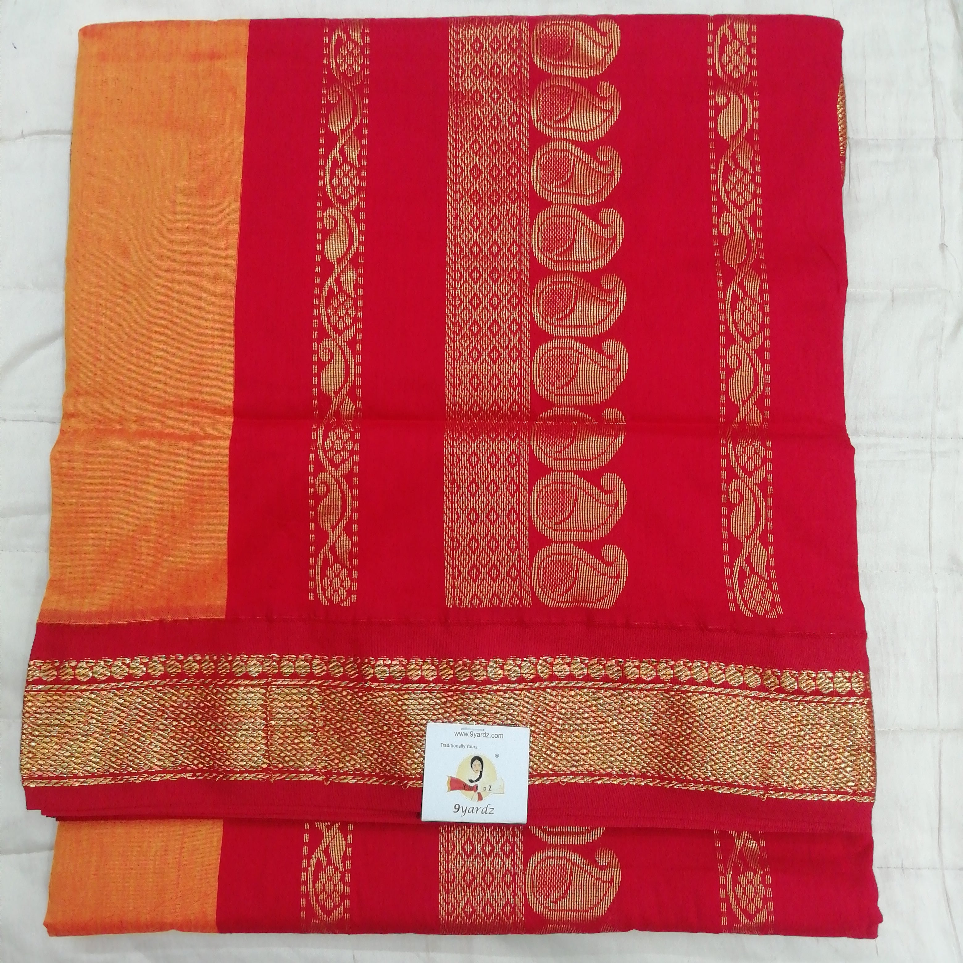 Kalyani Cotton 9 metres/ 10 yards approx madisar