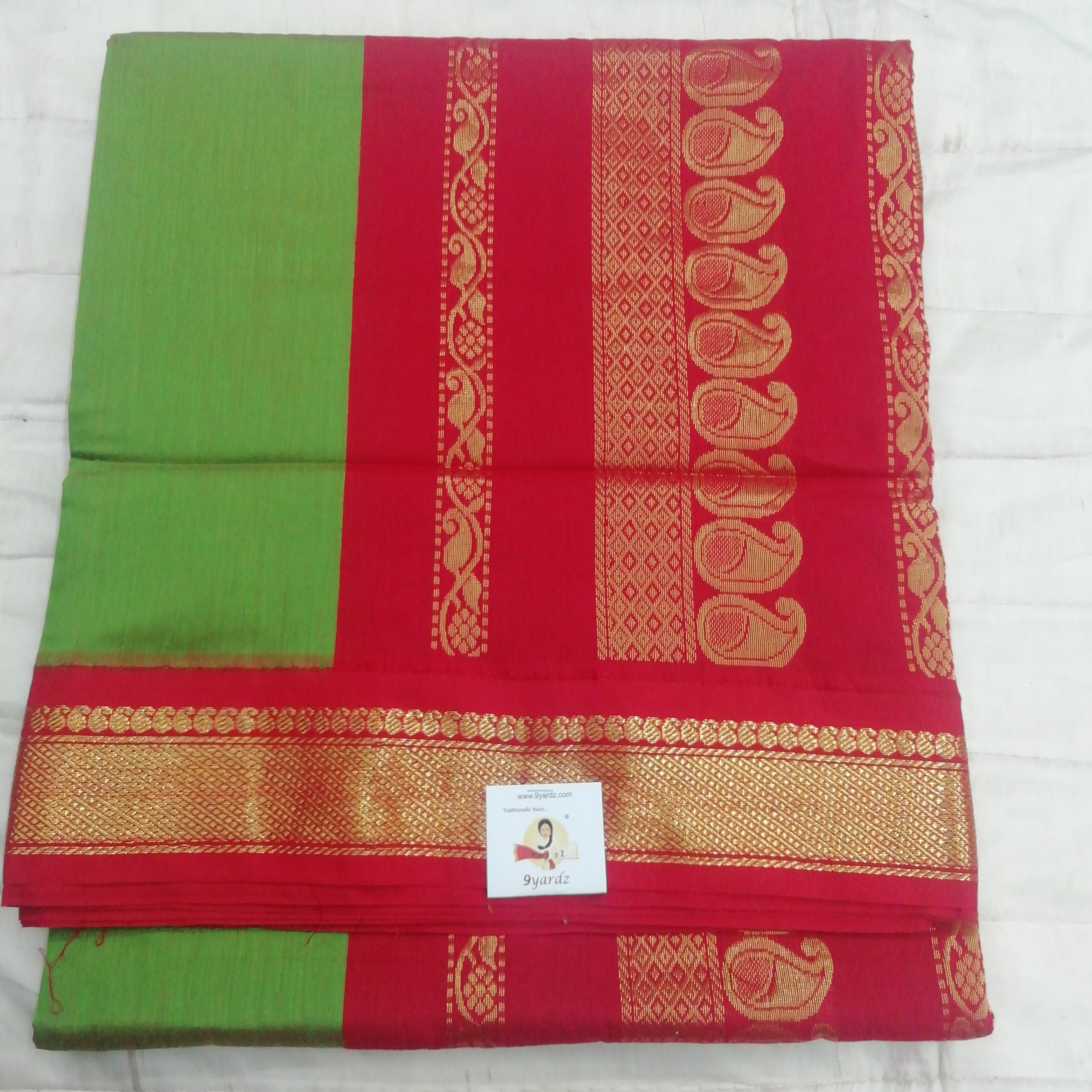 Kalyani Cotton 9 metres/ 10 yards approx madisar