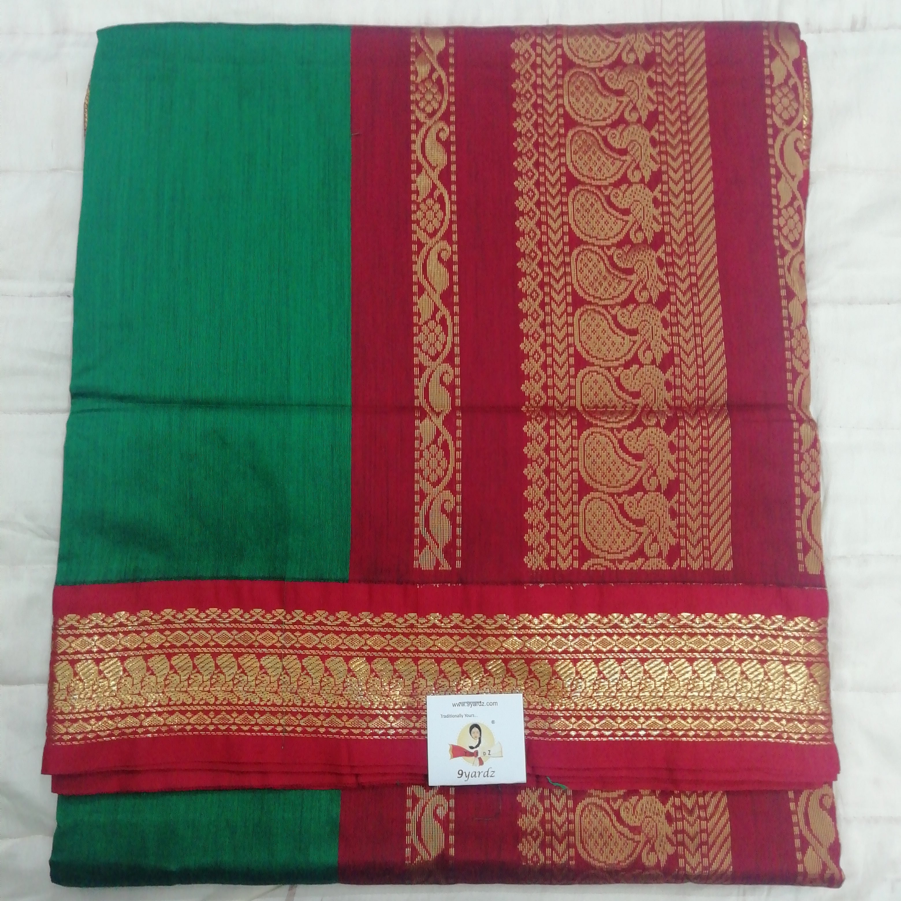 Kalyani Cotton 9 metres/ 10 yards approx madisar