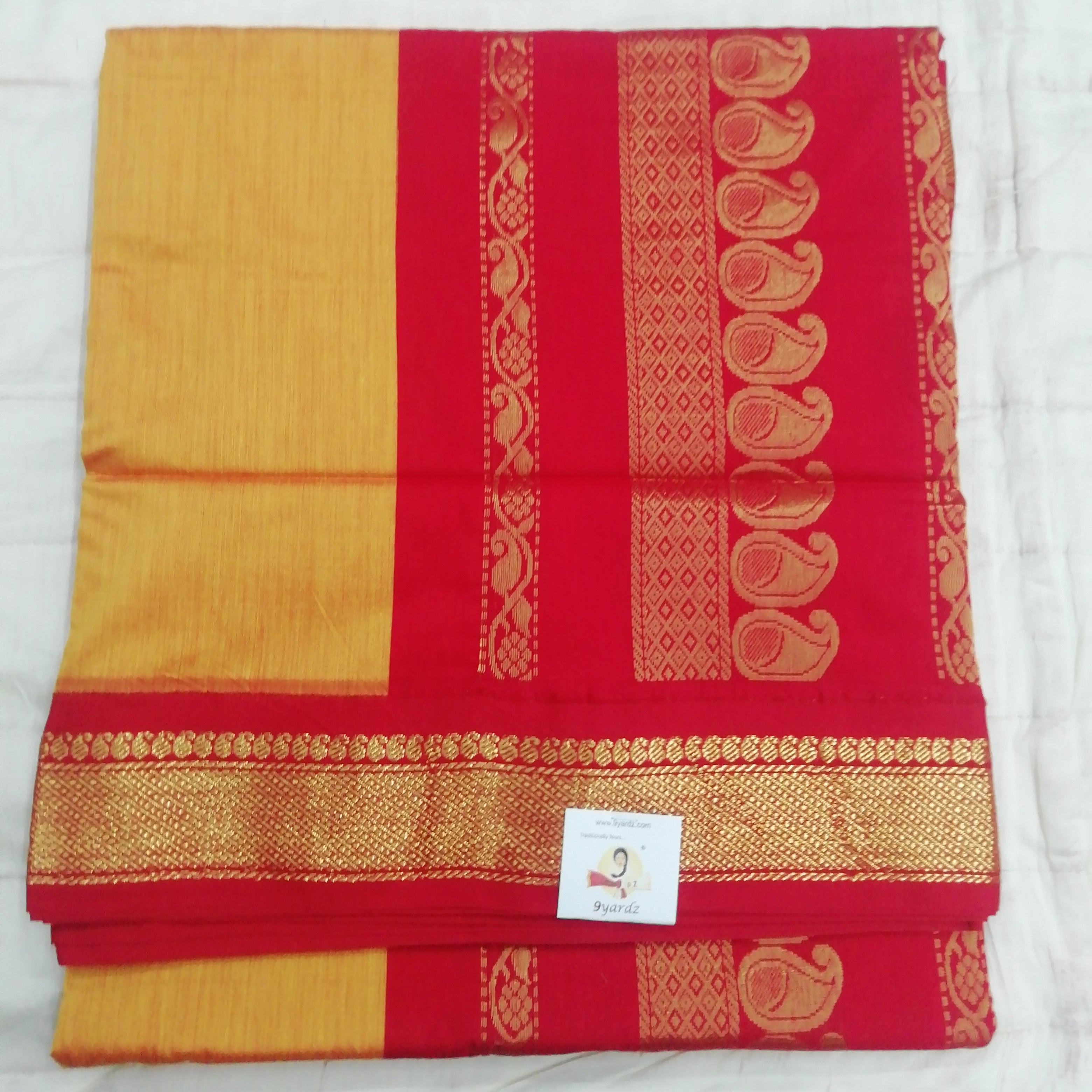 Kalyani Cotton 9 metres/ 10 yards approx madisar
