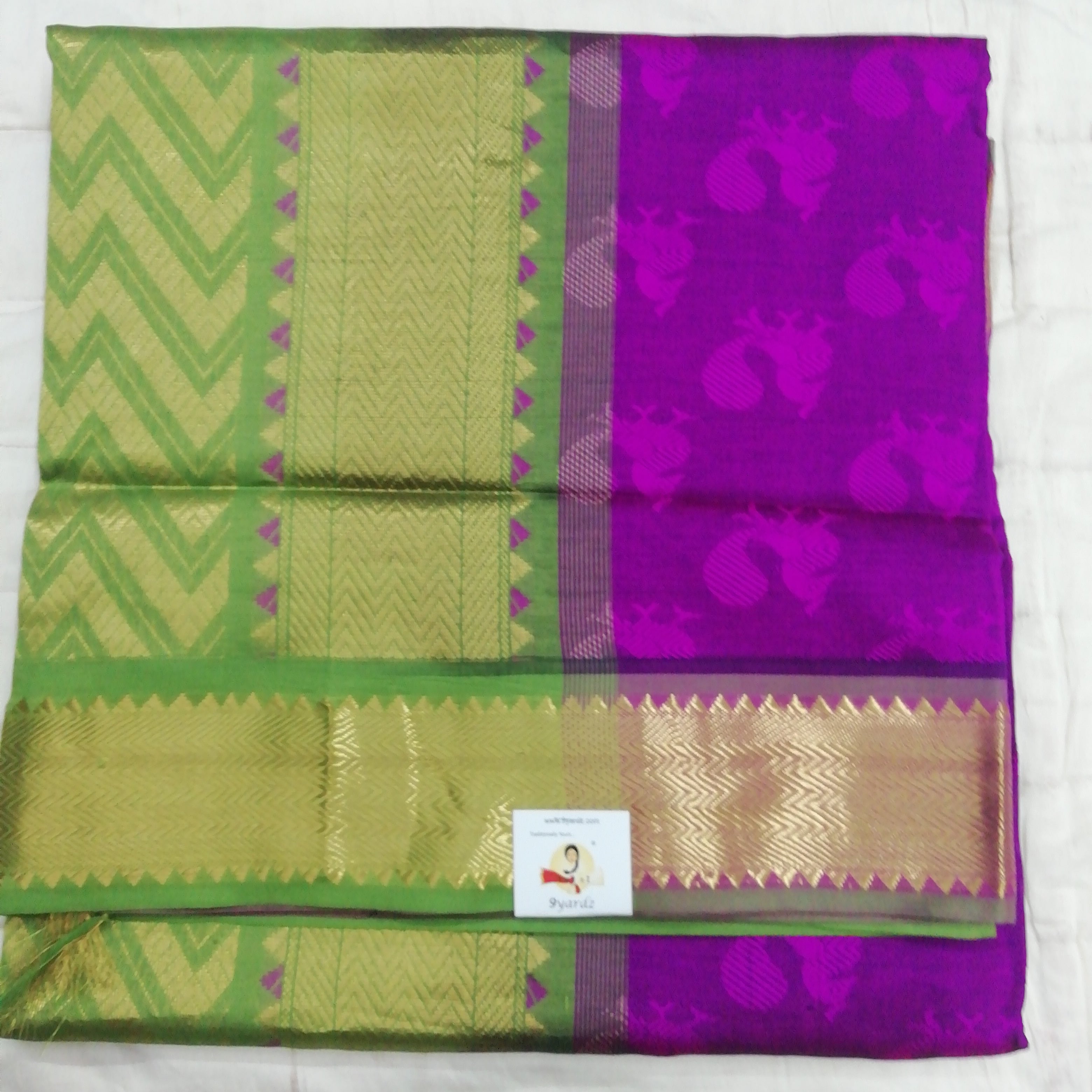 Poly silk Embossed 10yards madisar