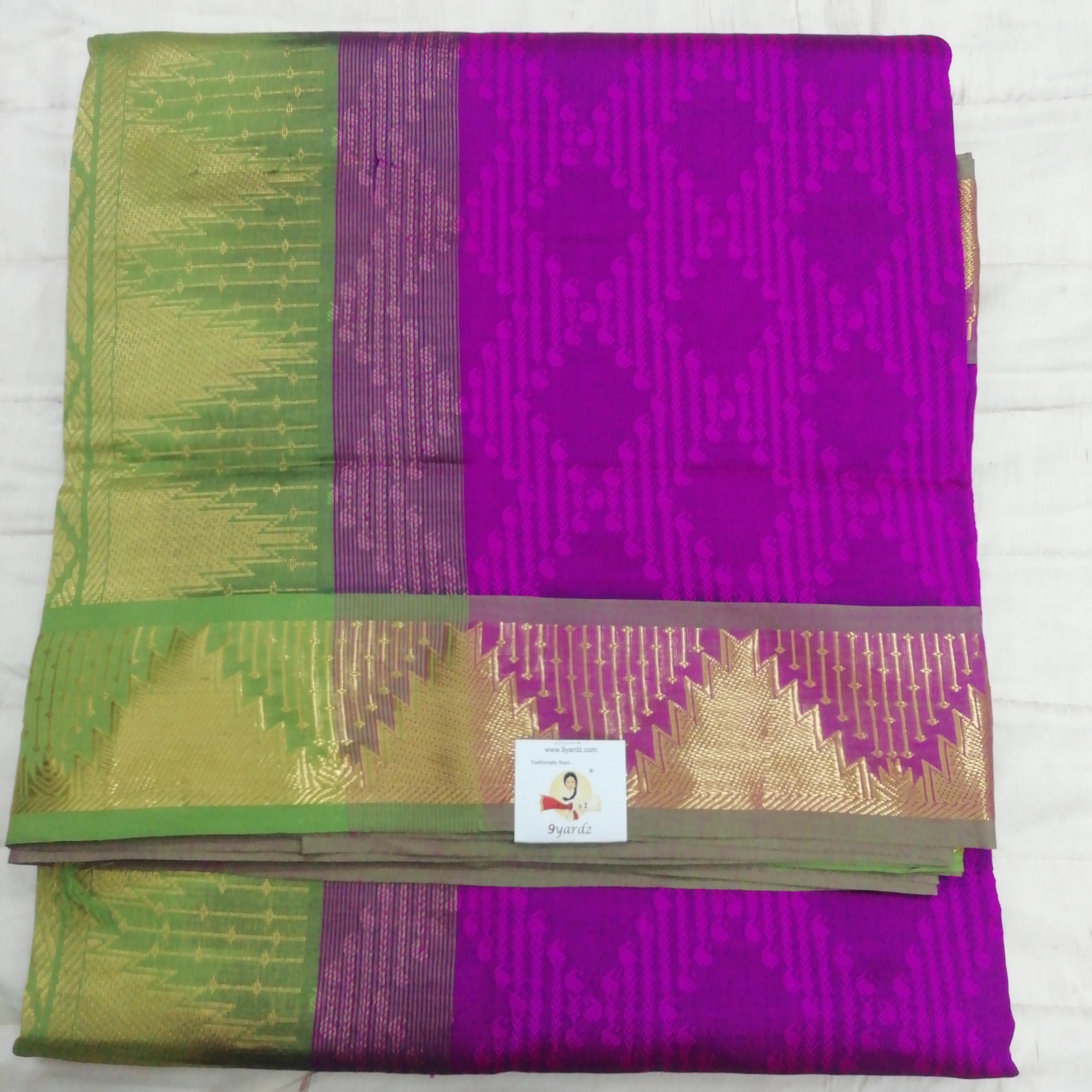 Poly silk Embossed 10yards madisar