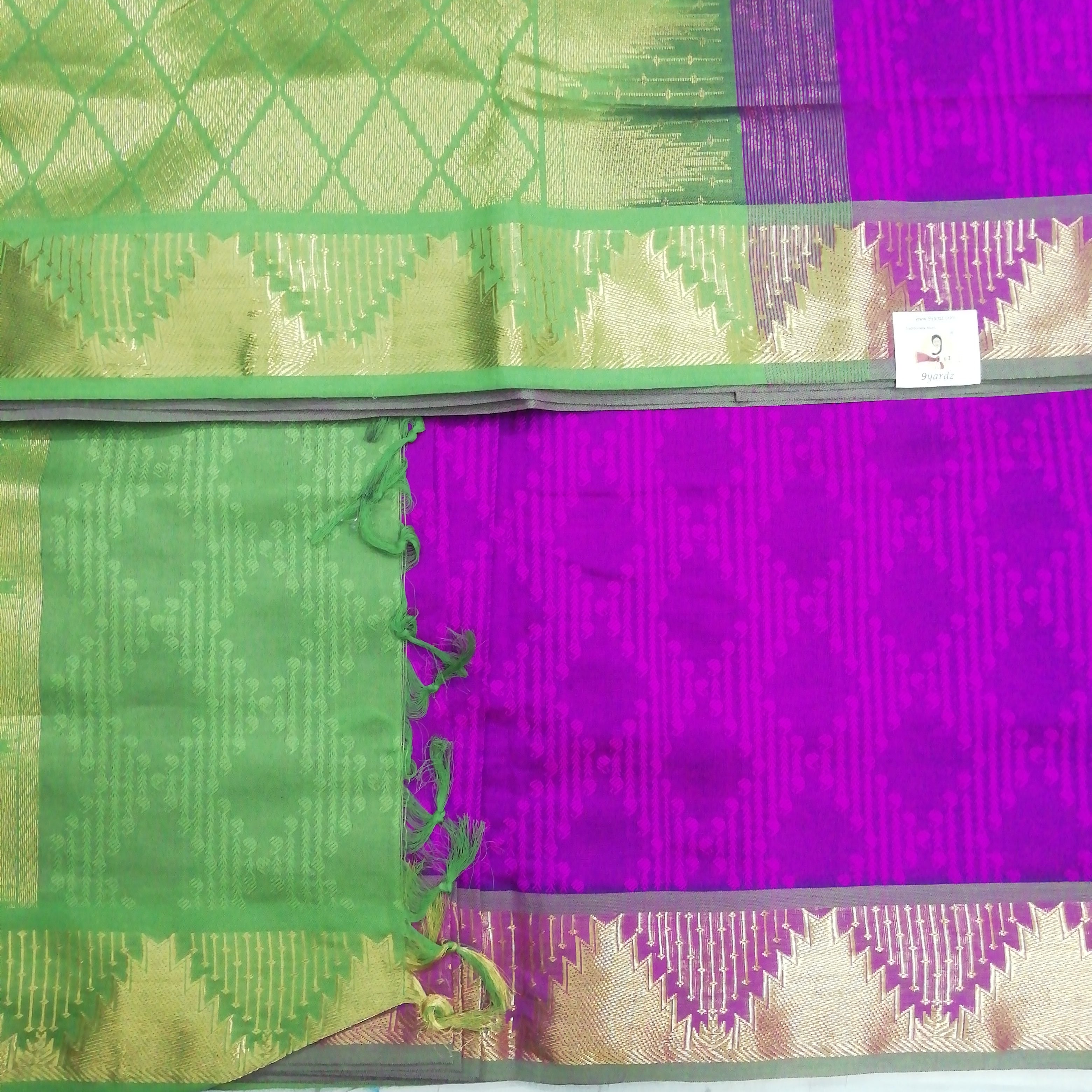 Poly silk Embossed 10yards madisar