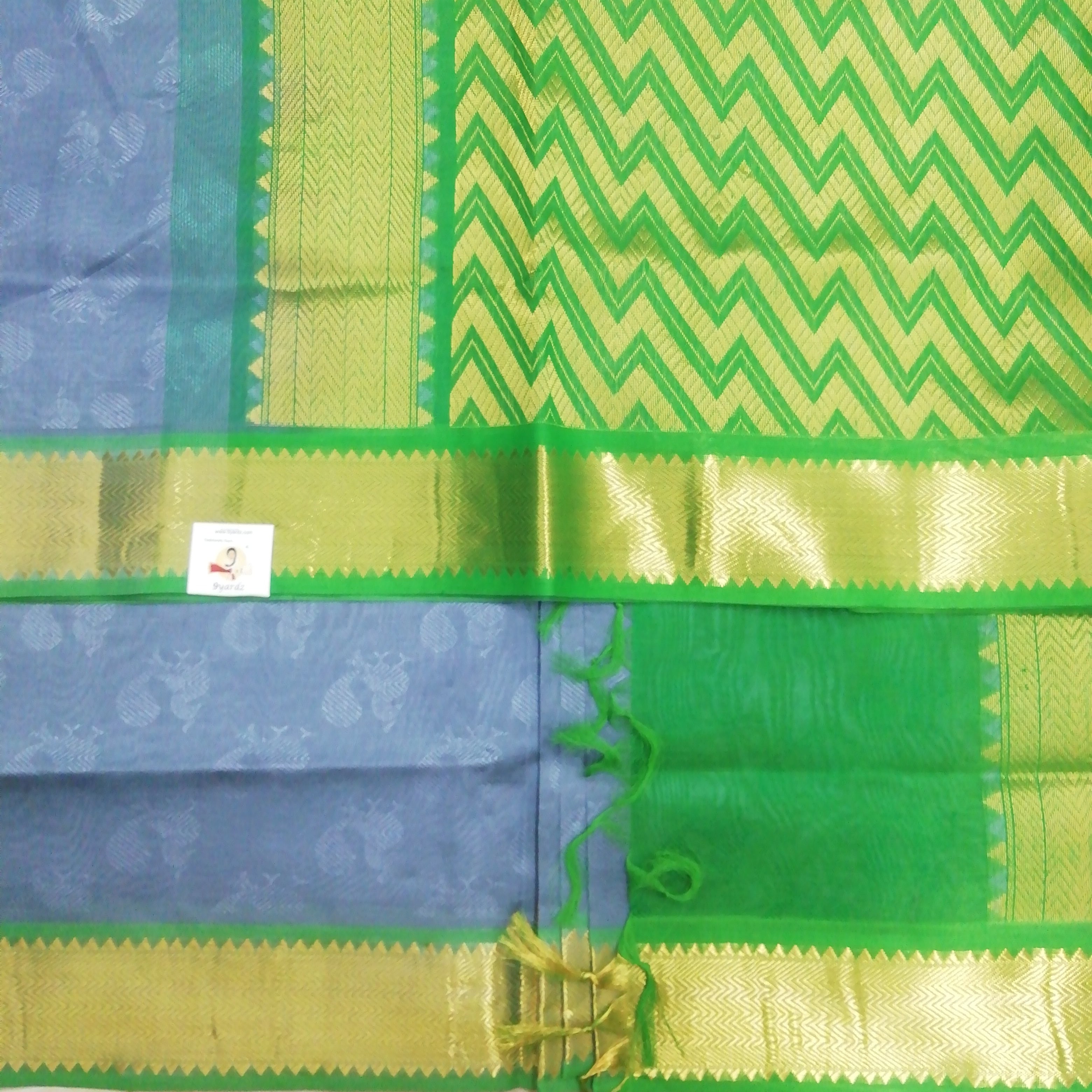 Pure silk cotton- embossed, 10 yards madisar