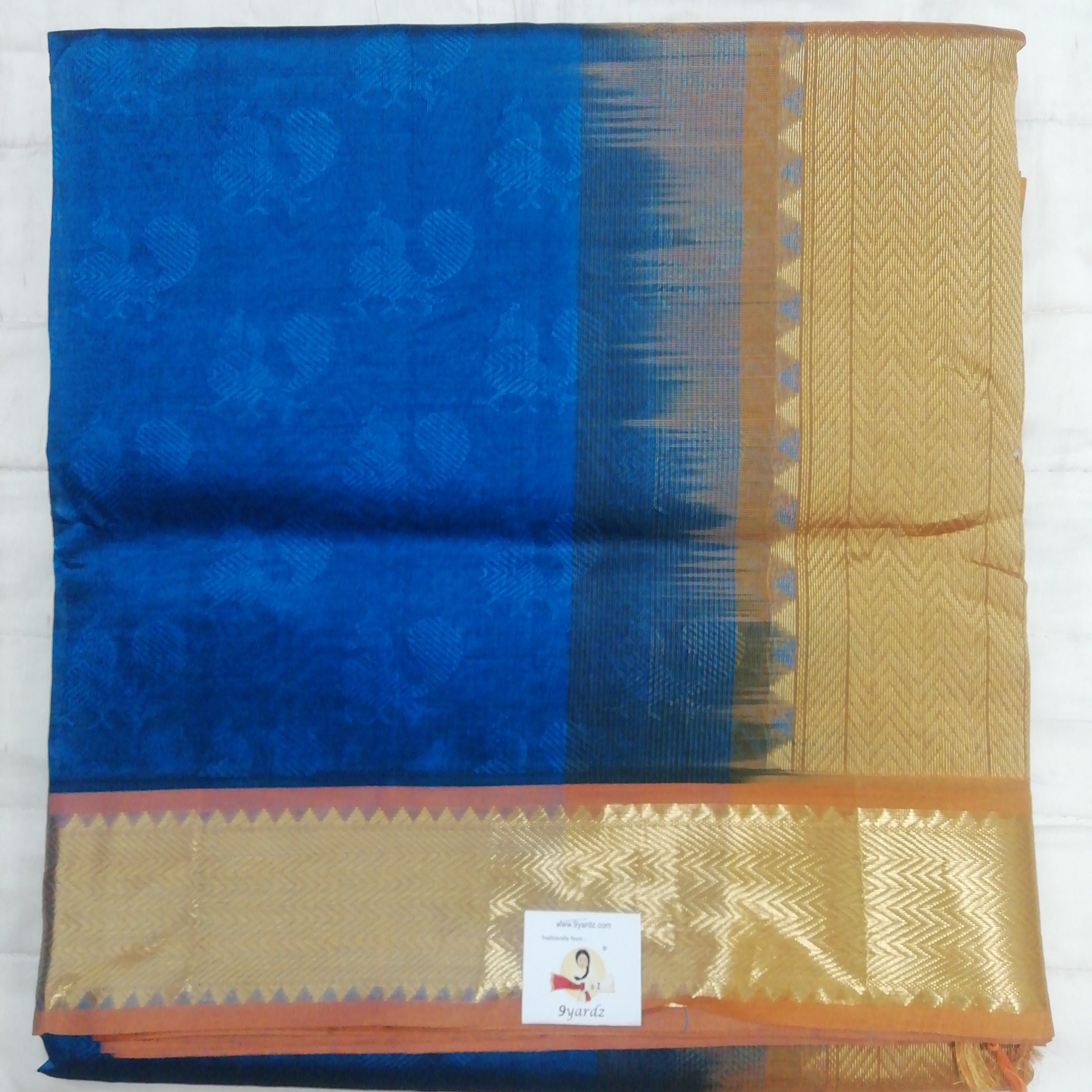 Pure silk cotton- embossed, 10 yards madisar