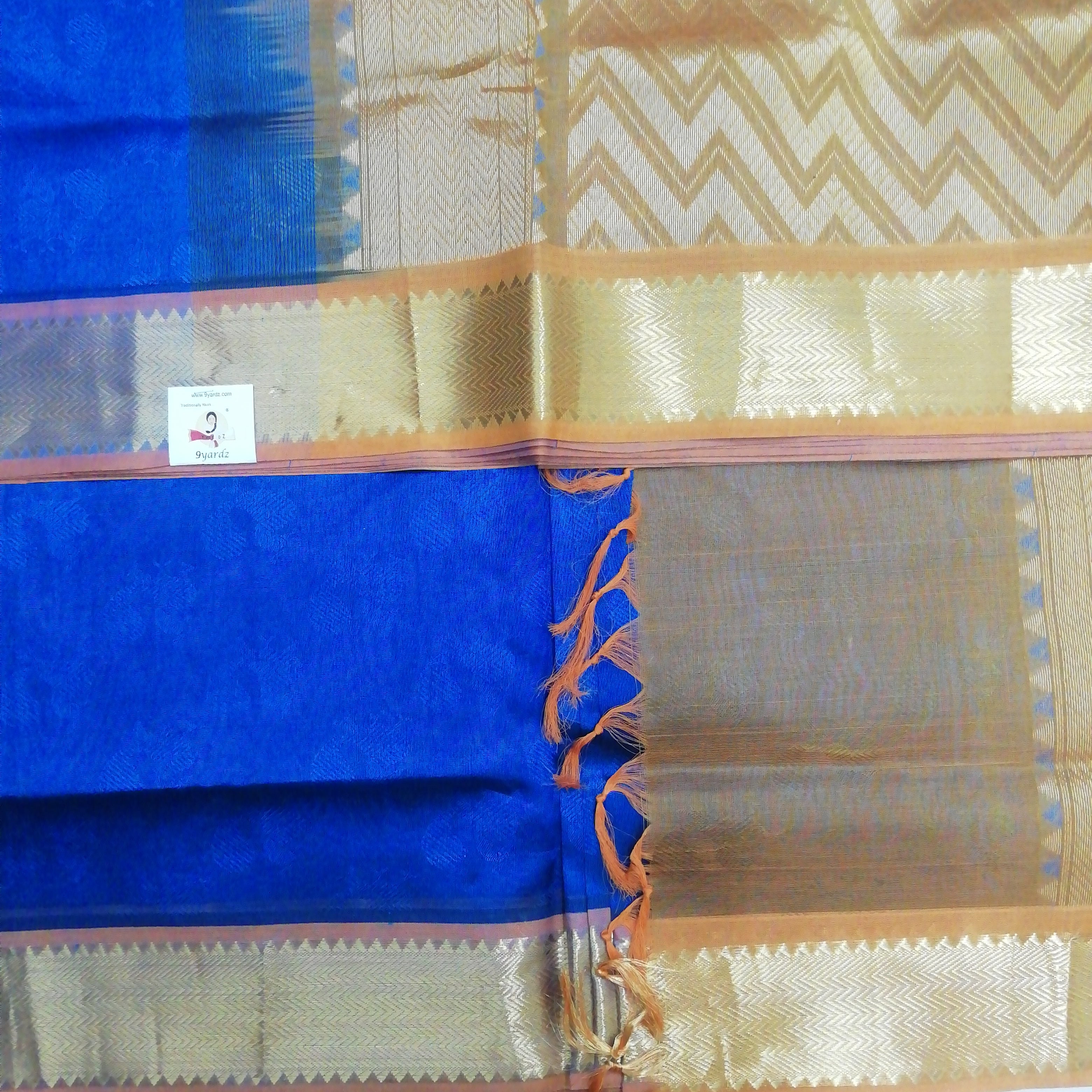 Pure silk cotton- embossed, 10 yards madisar