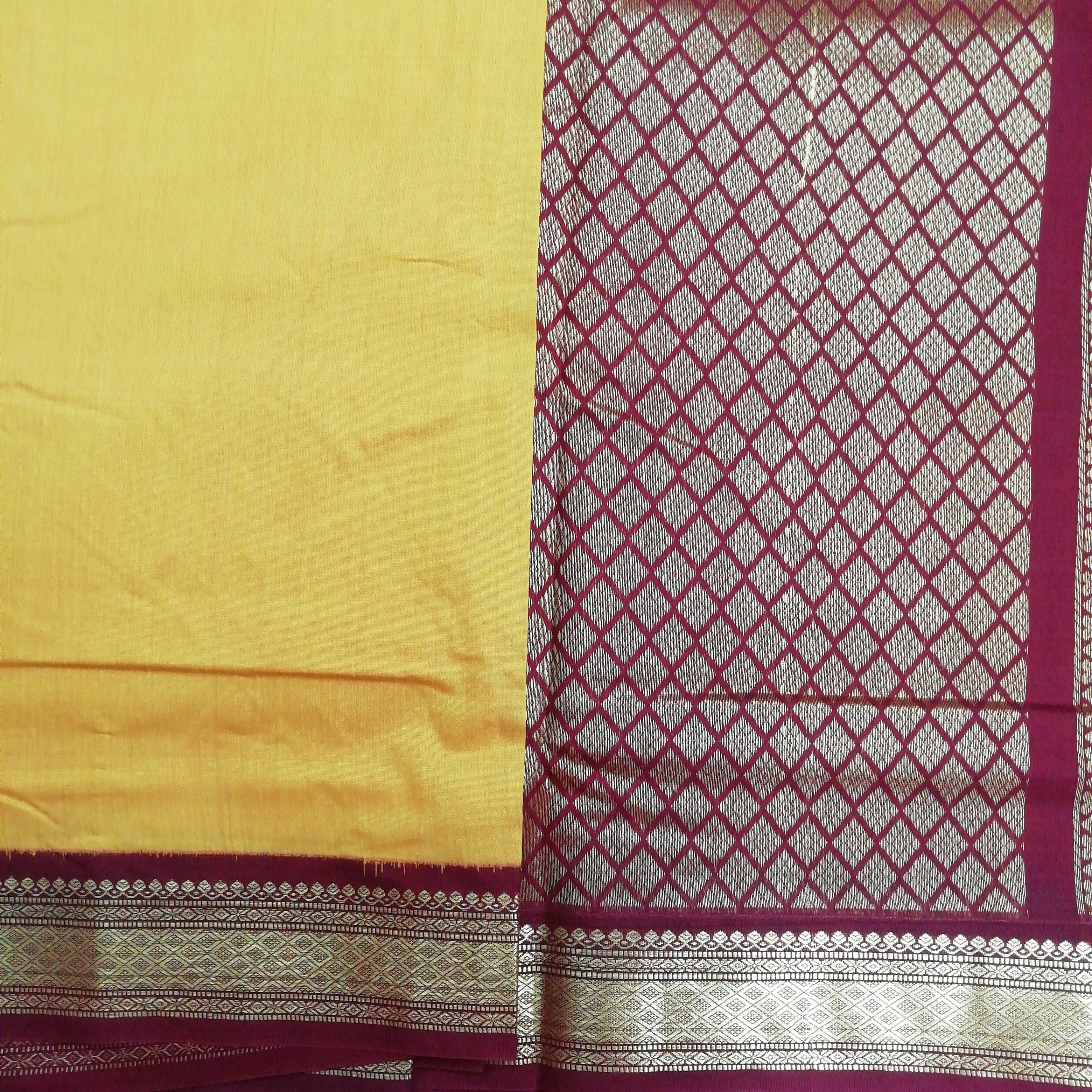 Akshaya cotton 10.25 yards madisar