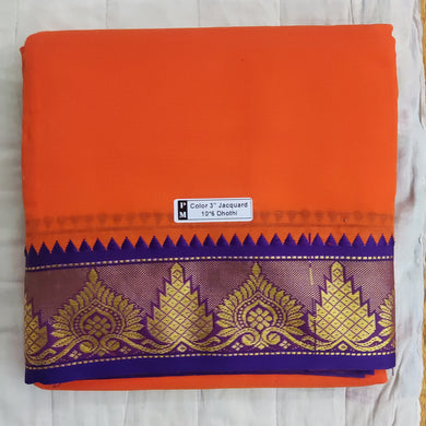 Nagari Cotton Colour Dhothi 10*6