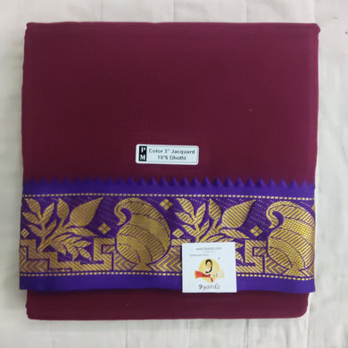 Nagari Cotton Colour Dhothi 10*6