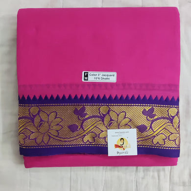 Nagari Cotton Colour Dhothi 10*6