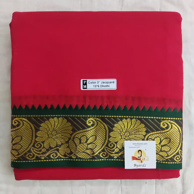 Nagari Cotton Colour Dhothi 10*6