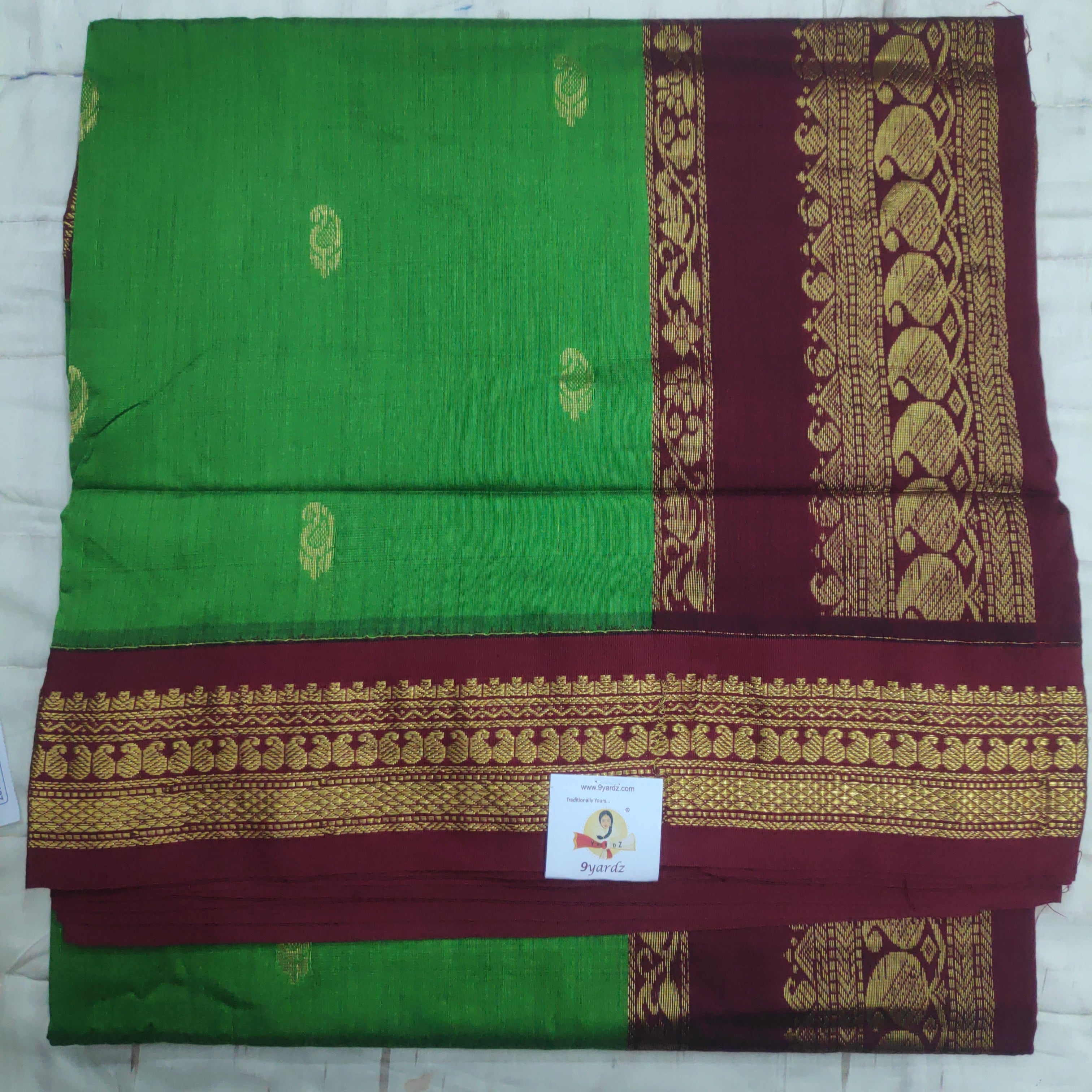 Kalyani Cotton Butta  9.5yards